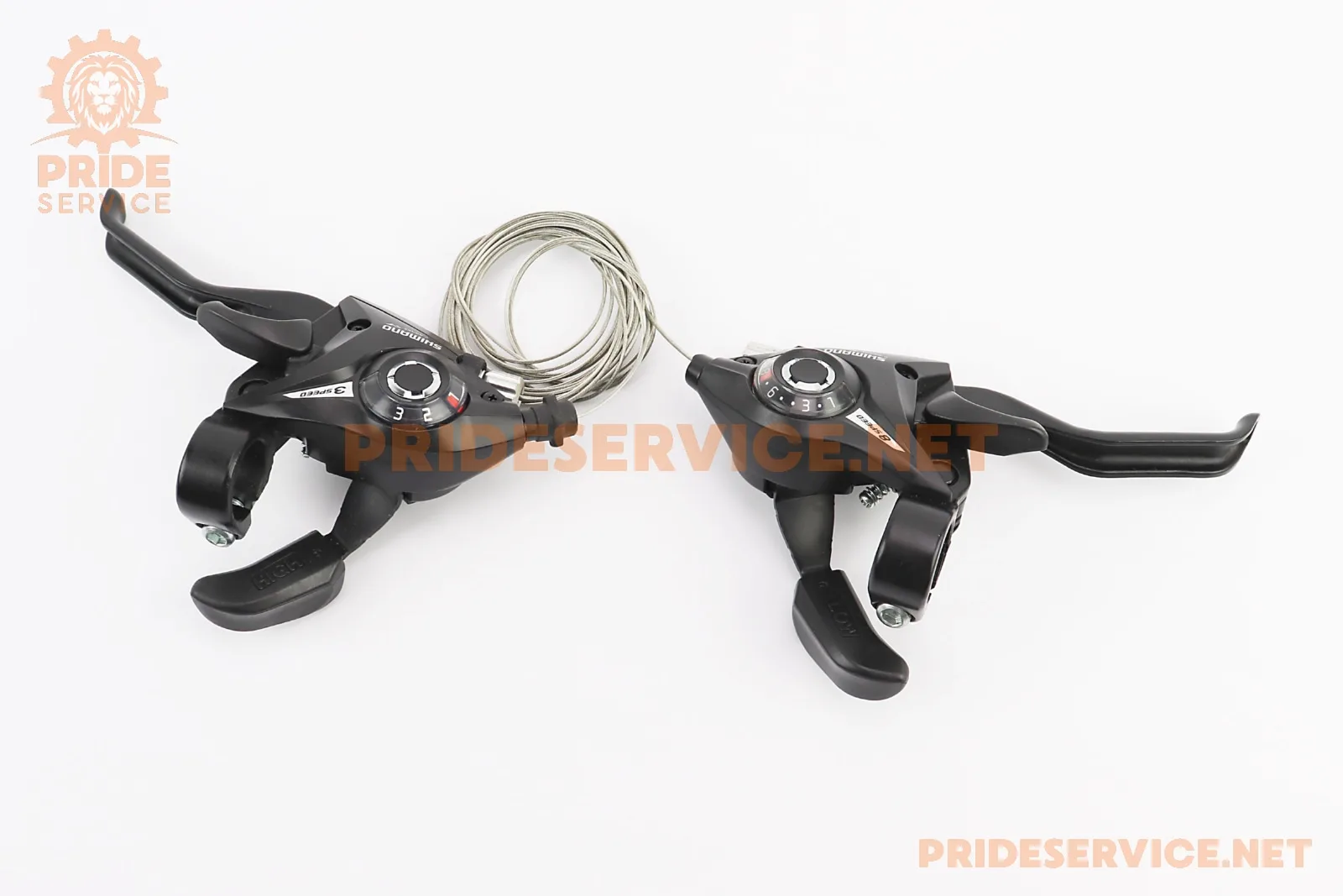 Перемикачі (моноблок) 3x8 швидкості, чорні ST-EF 51 (P_404222)