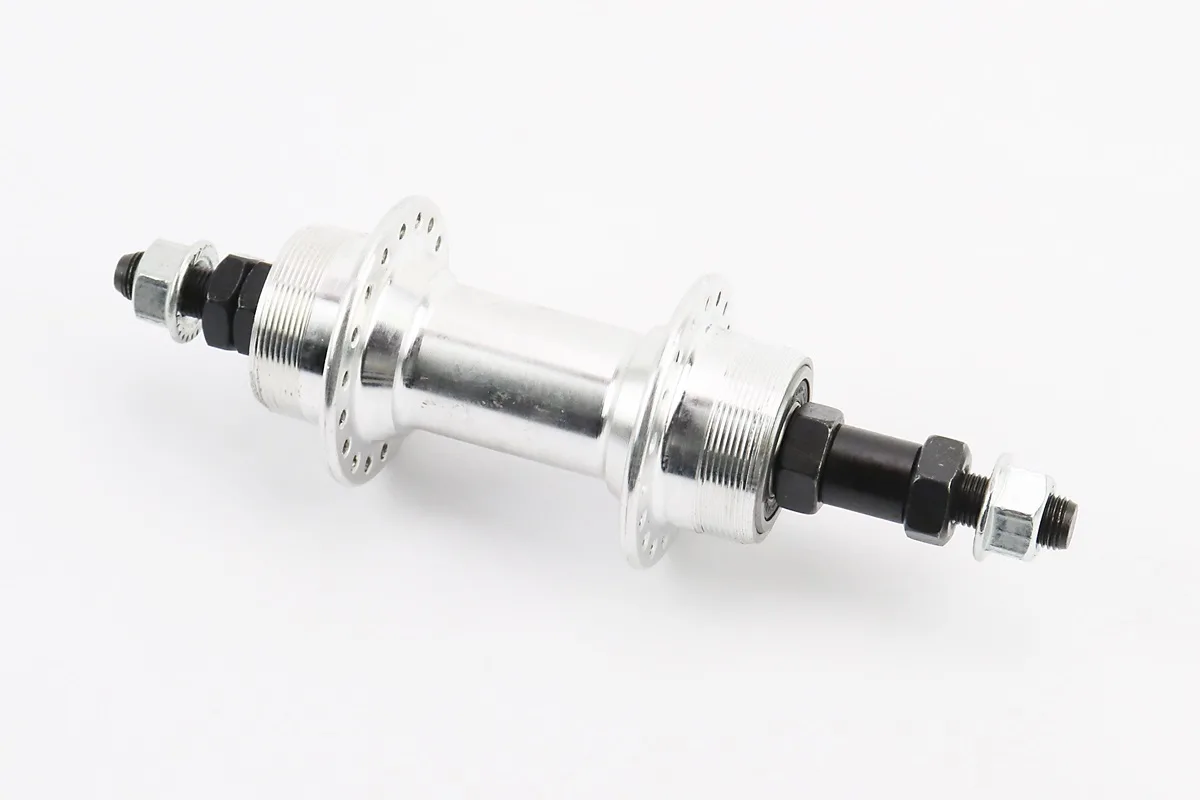Втулка задня MTB алюмінієва 14Gx36H під вільнобіг, Disk-brake (різьба), 2 пром-підшипники 6200 2RS, кріпл. гайка, FB-A209B (S_406228)