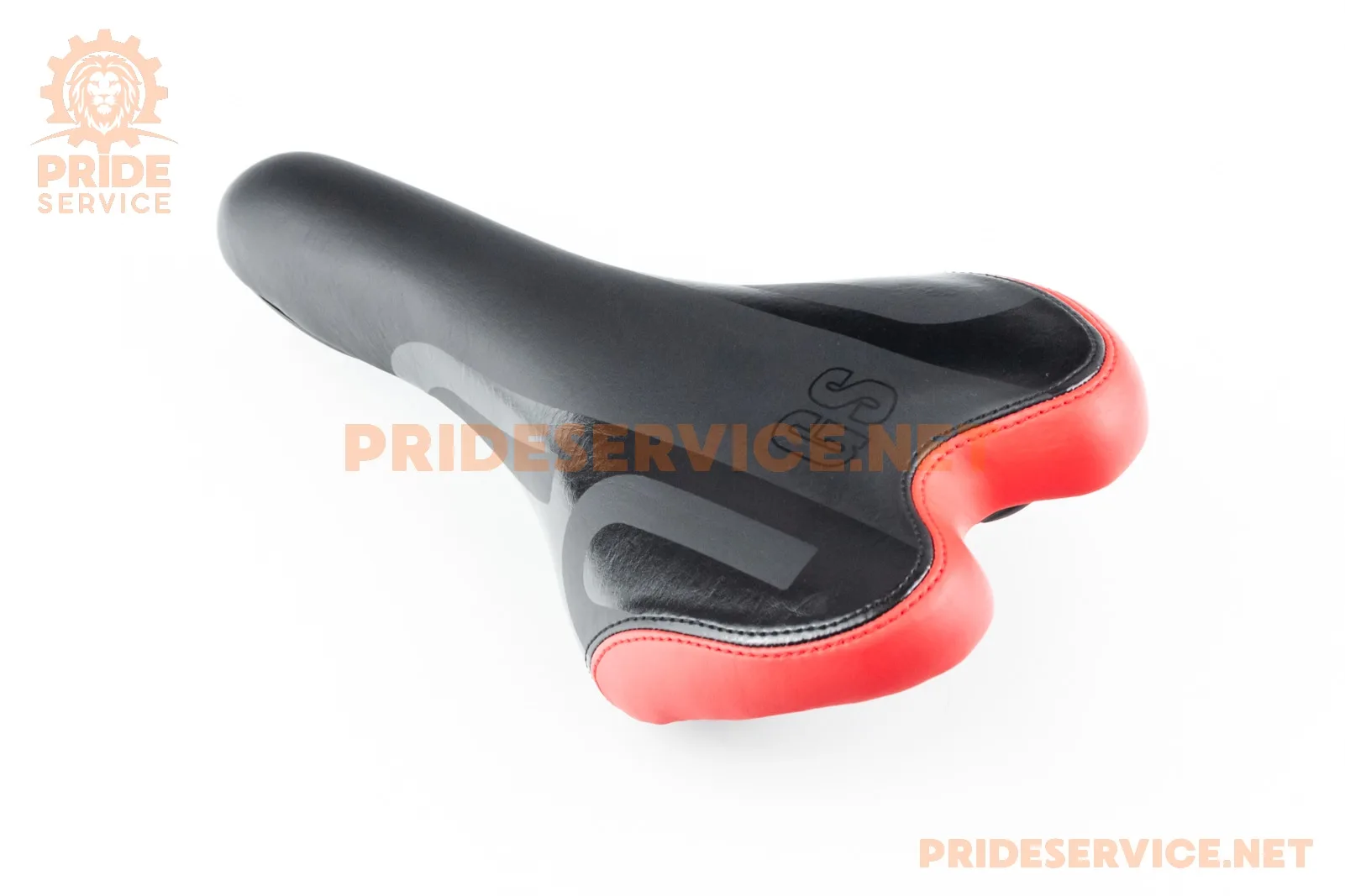 Сидіння MTB 270x150мм, чорно-червоне GS-1512 (P_406257)