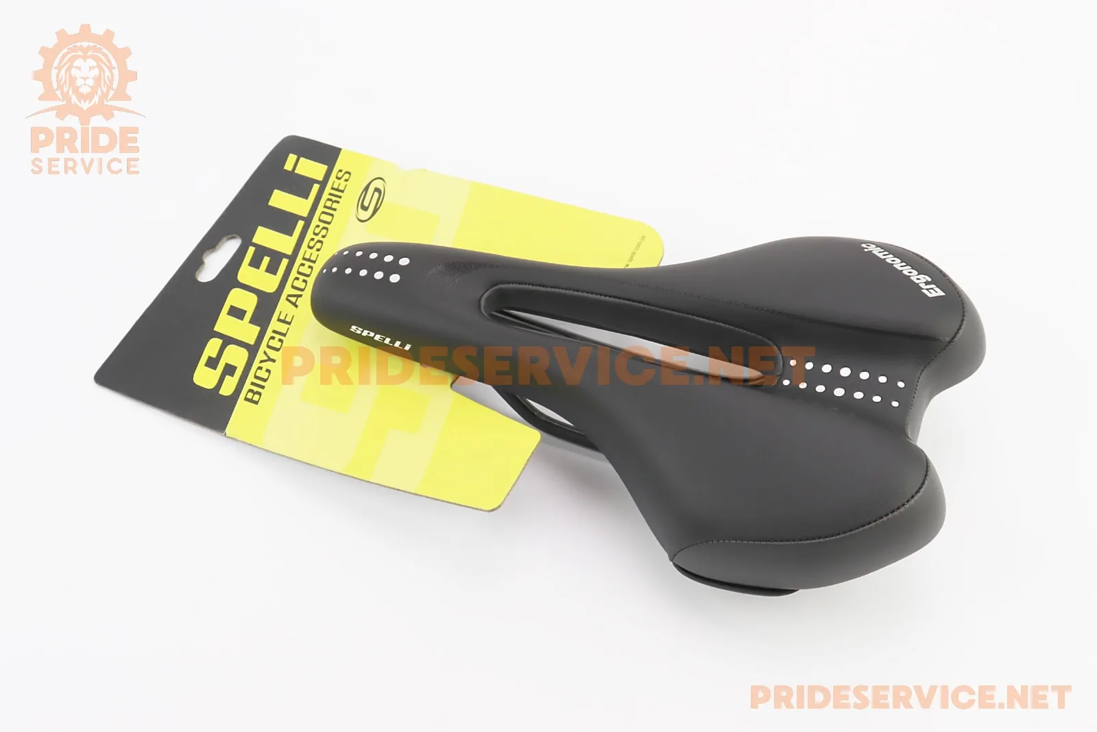 Сидіння MTB 260x155мм, чорне Ergonomic SSS-3349 (P_406608)