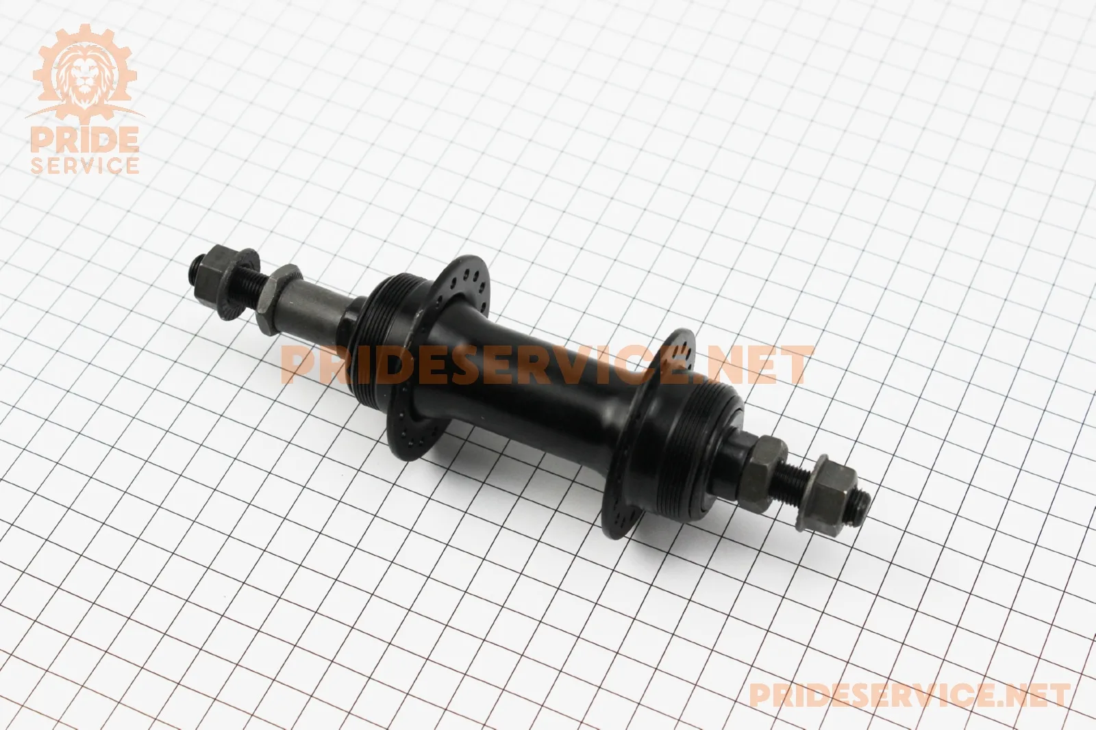 Втулка задня MTB 14Gx36H під вільнобіг, Disk-brake (різьба), кріпл. гайка, чорна SF-A07R (P_406914)