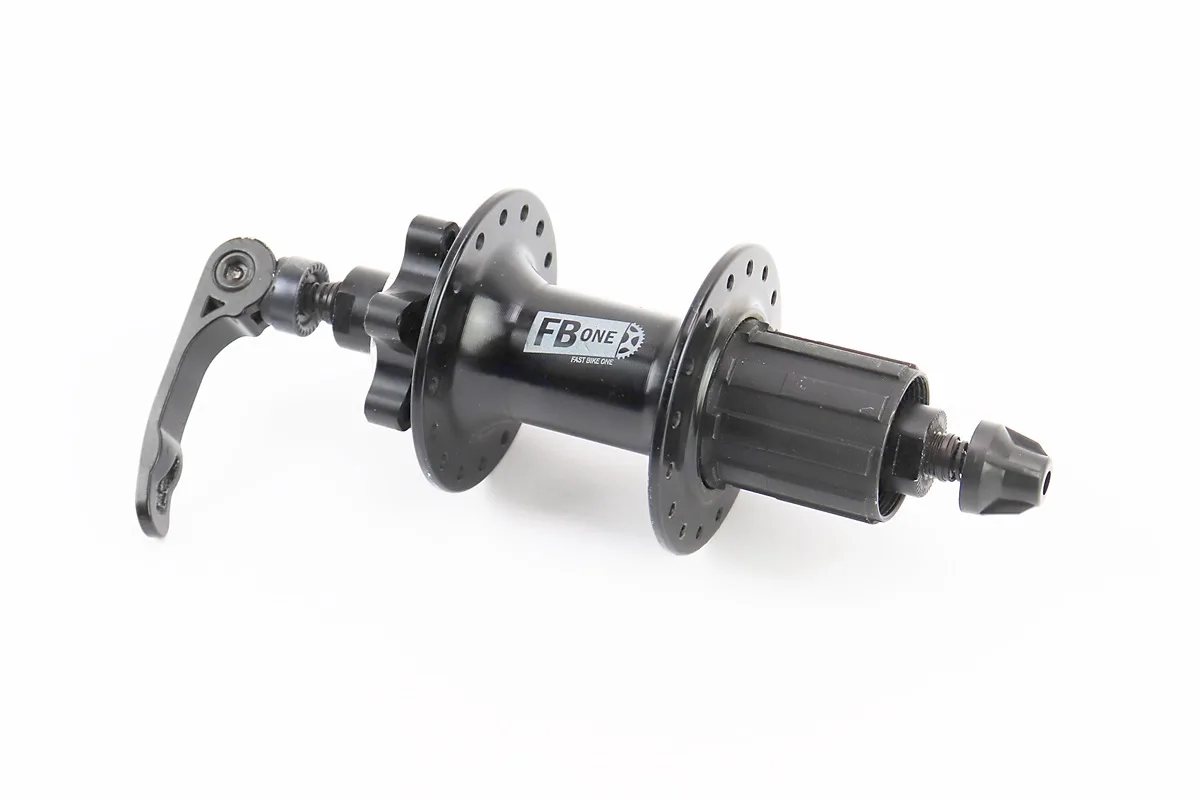 Втулка задня MTB алюмінієва 14Gx32H під касету 8-11зв, Disk-brake, 2 пром-підшипники 6200 2RS, кріпл. ексцентрик, чорна RH-291 (P_406923)