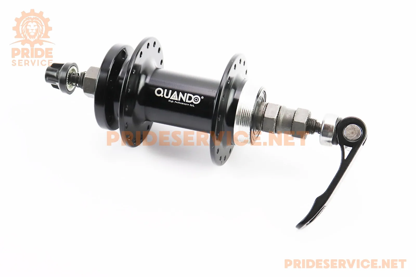 Втулка задня MTB алюмінієва 14Gx32H під вільнобіг, Disk-brake, кріпл. ексцентрик, чорна KT-TD7R (P_411219)