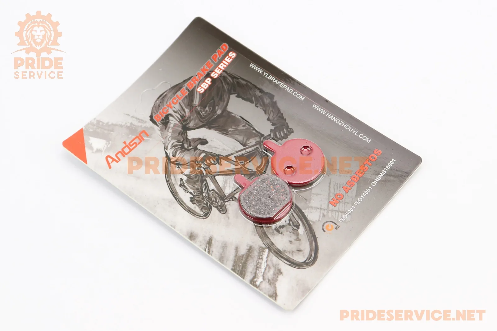 Гальмівні колодки Disk-brake (Hayes MX2,3, Sole, Artec ADC-01, JAK-5, Bolids Boli-BB2), червоні YL-1025 (P_411355)