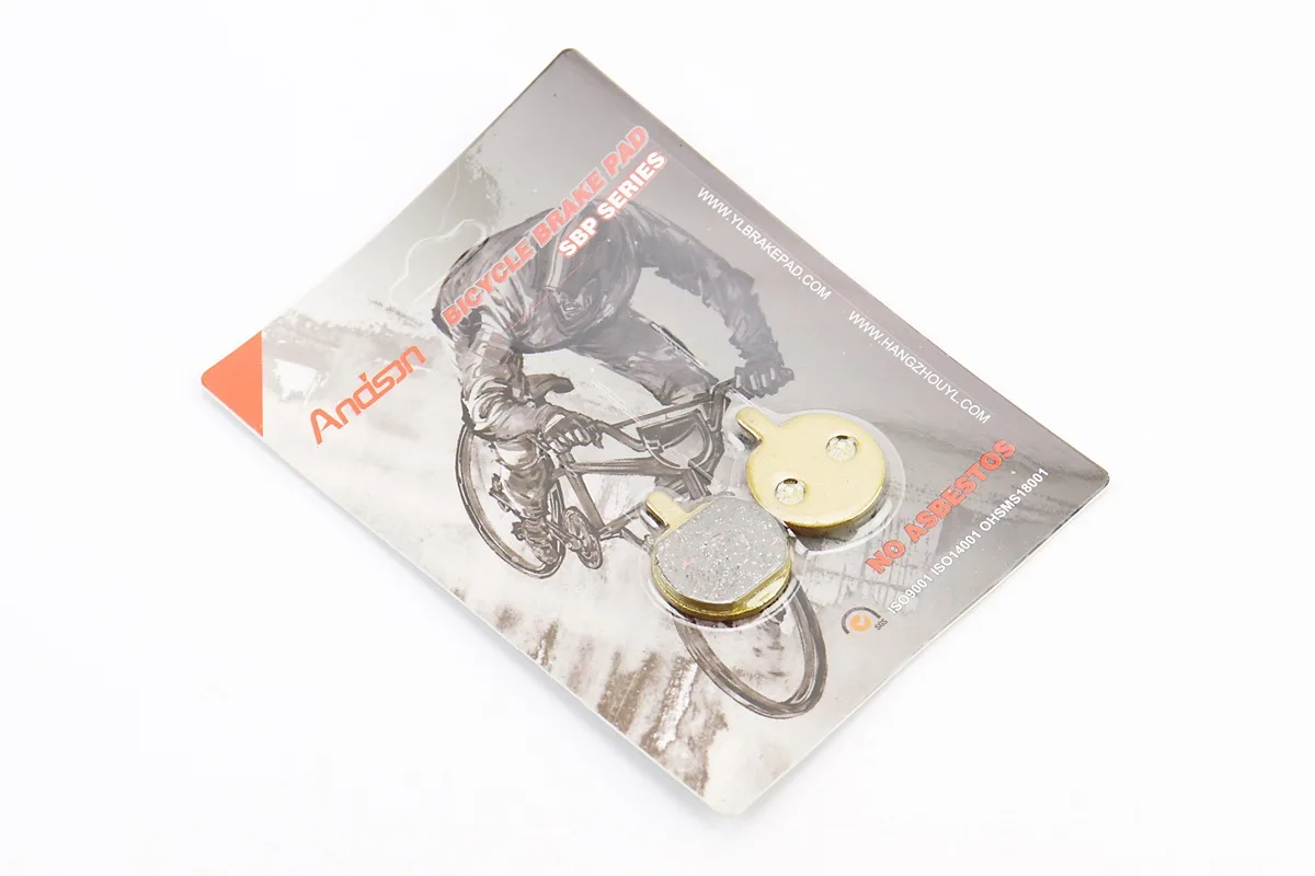 Гальмівні колодки Disk-brake (Hayes MX2,3, Sole, Artec ADC-01, JAK-5, Bolids Boli-BB2), жовті YL-1025 (S_411925)