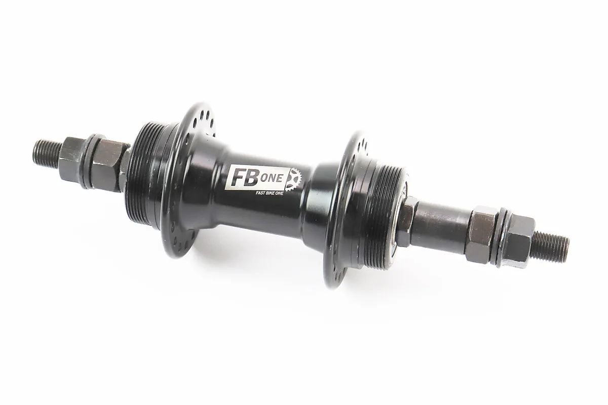 Втулка задня MTB алюмінієва 14Gx36H під вільнобіг, Disk-brake (різьба), 2 пром-підшипники 6200 2RS, кріпл. гайка, чорна RH-209 (P_412086)