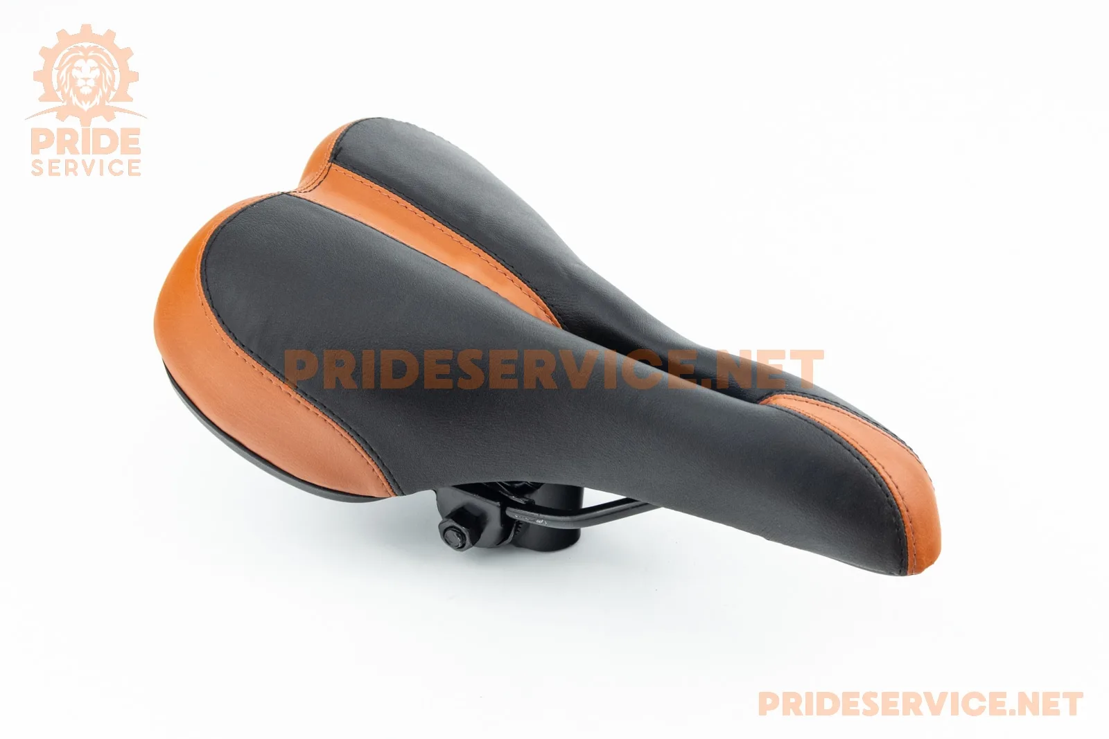 Сидіння MTB 260x150мм, чорно-коричневе SD-7100 (P_412256)