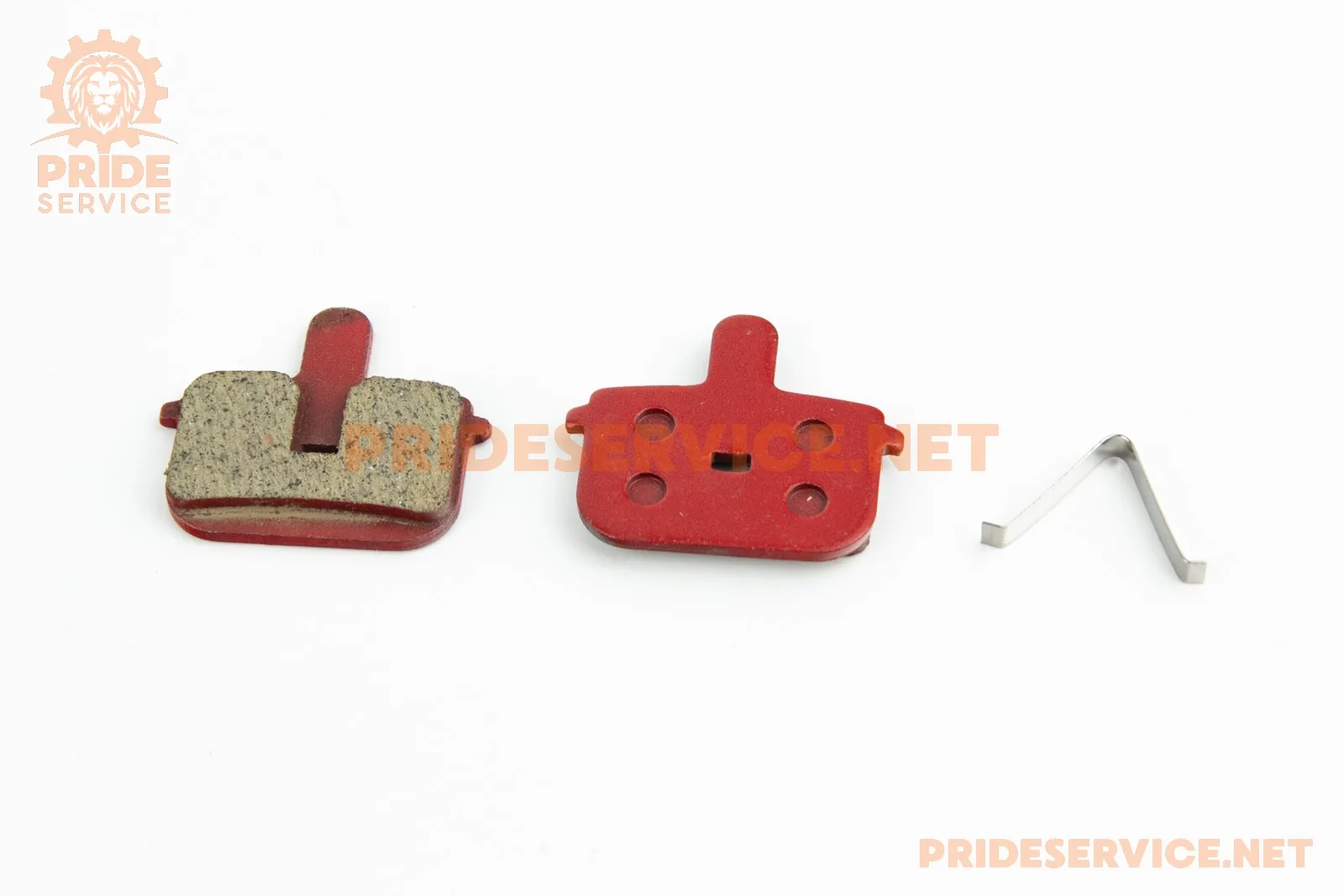 Гальмівні колодки Disk-brake (Kugoo G-Booster,M5,V1,G2 Pro, Bolids Boli-BB8-5), червоні (P_412326)