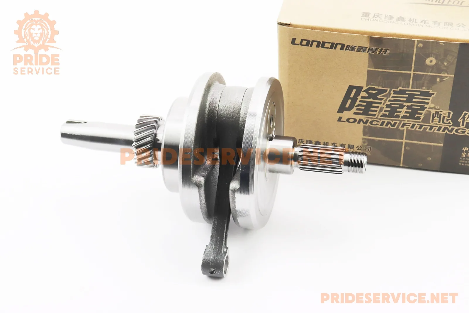 Kinlon JL150-70C Колінвал+підшипники+шестерня CG-150cc (під палець 13мм) (P_507394)