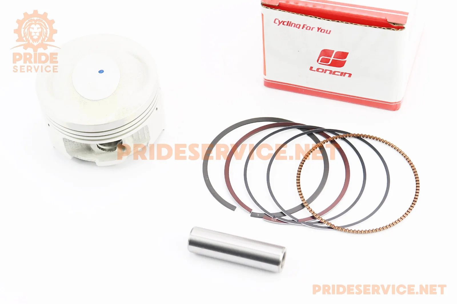 Kinlon JL150-70C Поршень к-кт CG150cc 62мм STD (висота 38,5мм, палець 13мм) (без стопорних кілець) (P_507395)