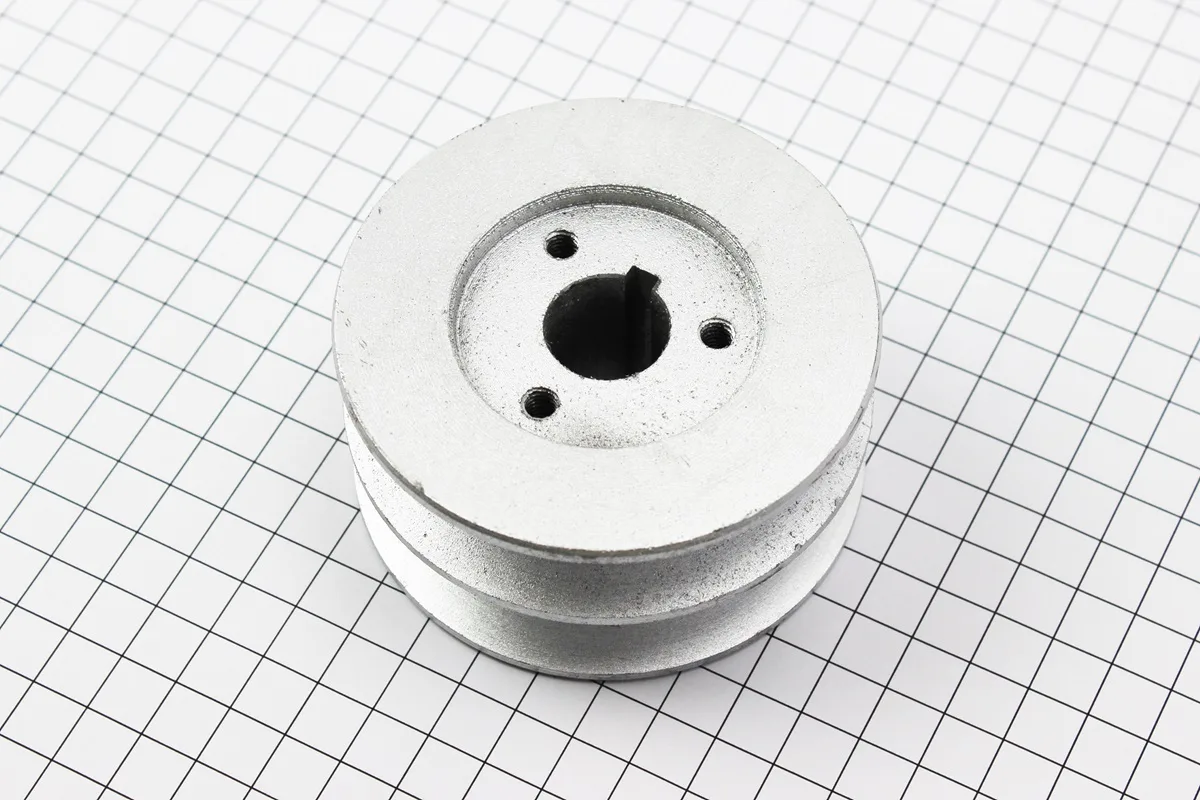Шків під колінвал d-19mm (D-85mm, 2-х пазний, два пази під ремінь SPB, метал) 168F/170F Тип 1 (S_601411)