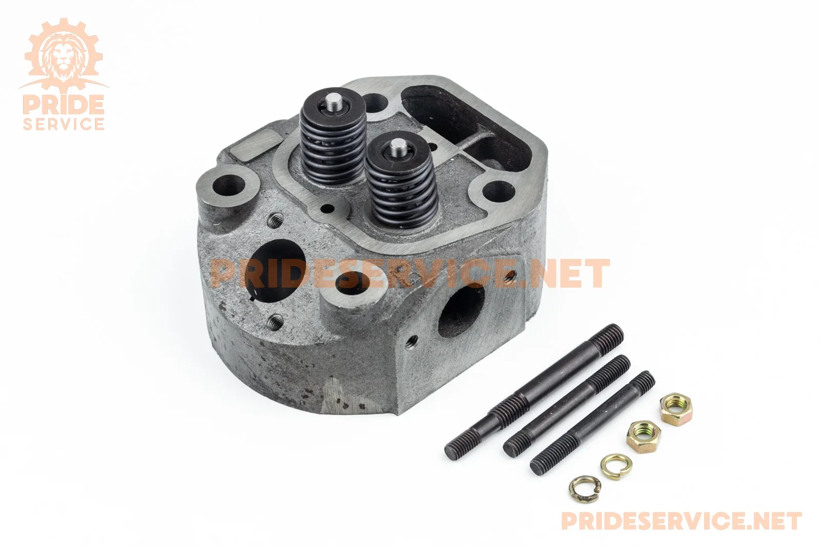 Головка циліндра R175A у зборі, без форкамери (+шпильки) (P_603674)