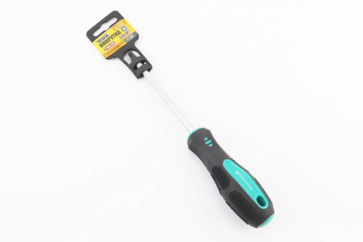 Викрутка магнітна TORX TT40x125мм ручка з TPR покриттям 49-0401 (S_702022)