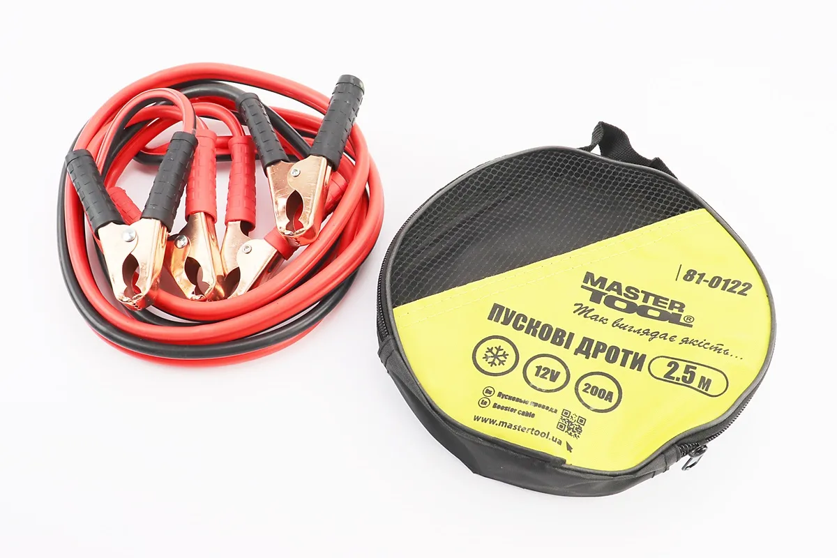 Дроти пускові 200А/12V, 2,5 м 81-0122 (S_702064)