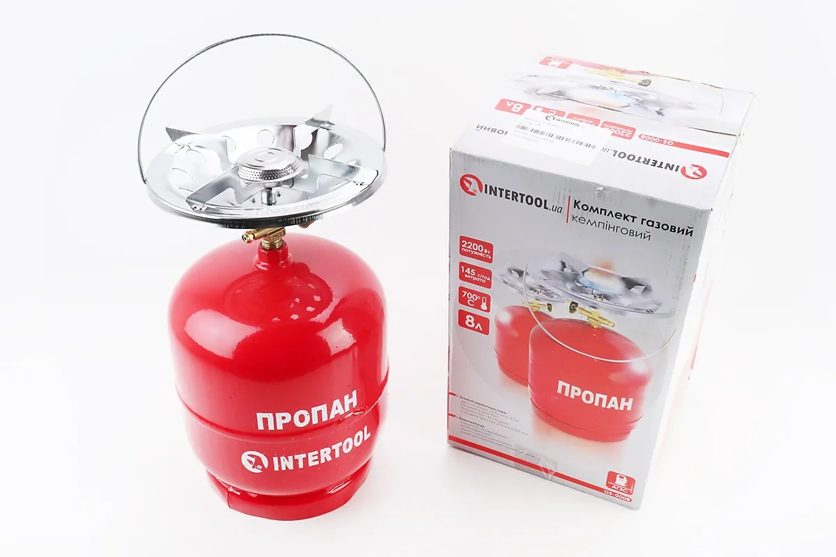 Балон газовий 8л + конфорка (GS-0008) (P_702246)