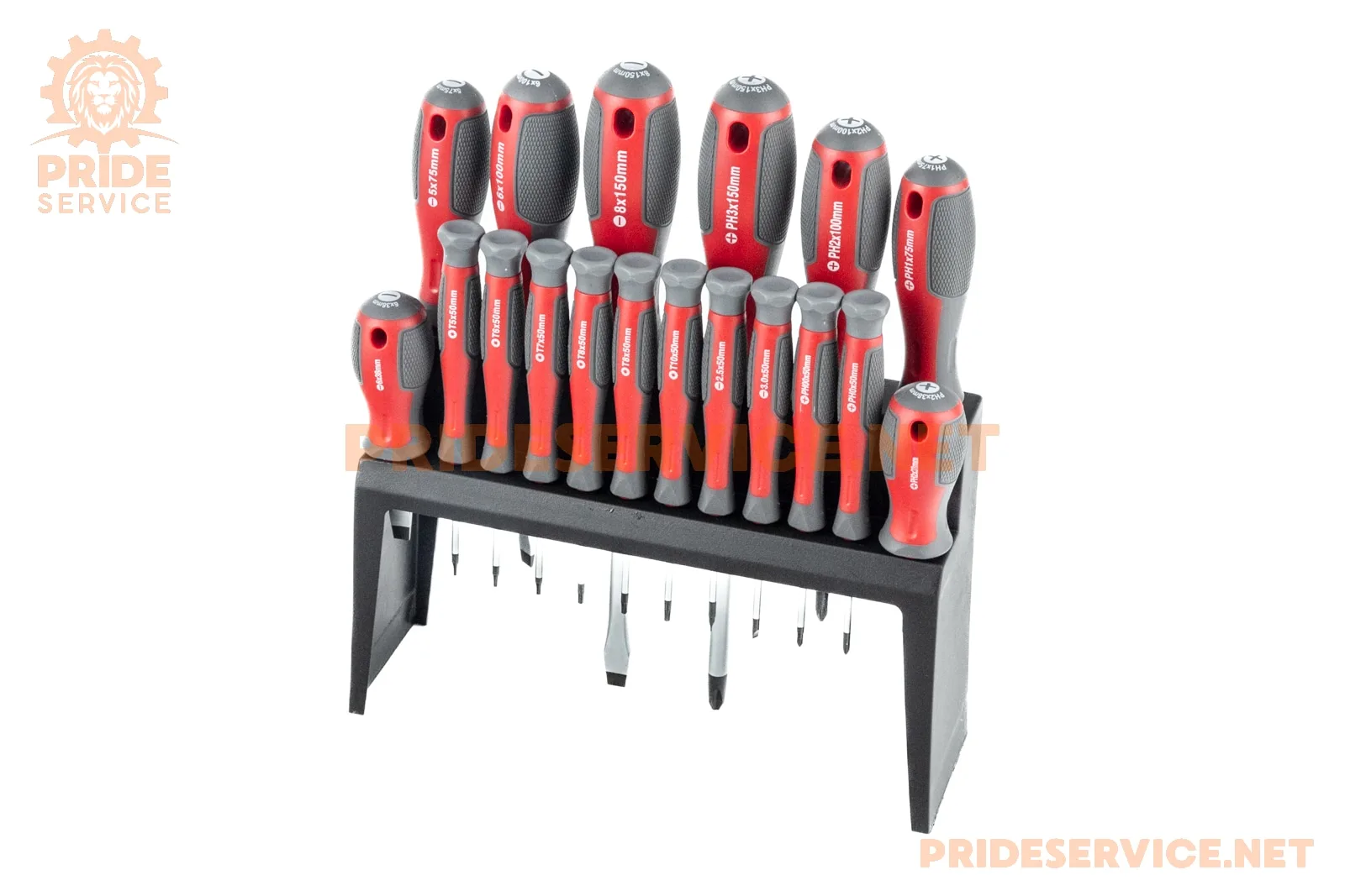 Викрутки набір 18од. SL2,5x50;SL3x50;SL5x75;SL6x38;SL6x100;SLx150;PH00x50;PH0x50;PH1x75;PH2x38;PH2x100;PH3x150;T5x50;T6x50;T7x50;T8x50;T9x50;T110x50 (VT-3350) (P_702394)