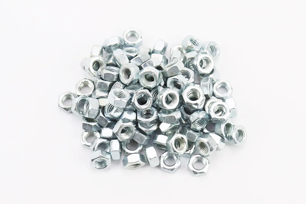 Гайка М8x1,25 6 цб DIN934, к-кт 100шт (P_704019)