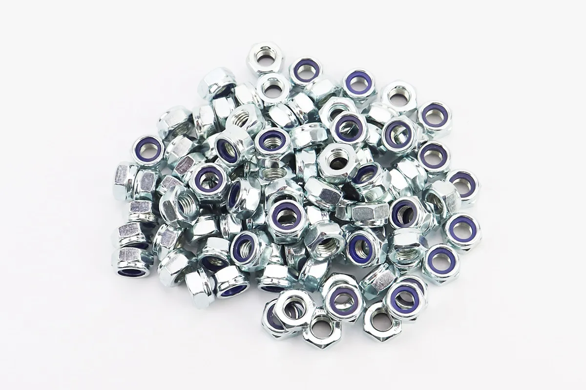 Гайка М10x1,5 самостоп 6 цб DIN985, к-кт 100шт (P_704031)