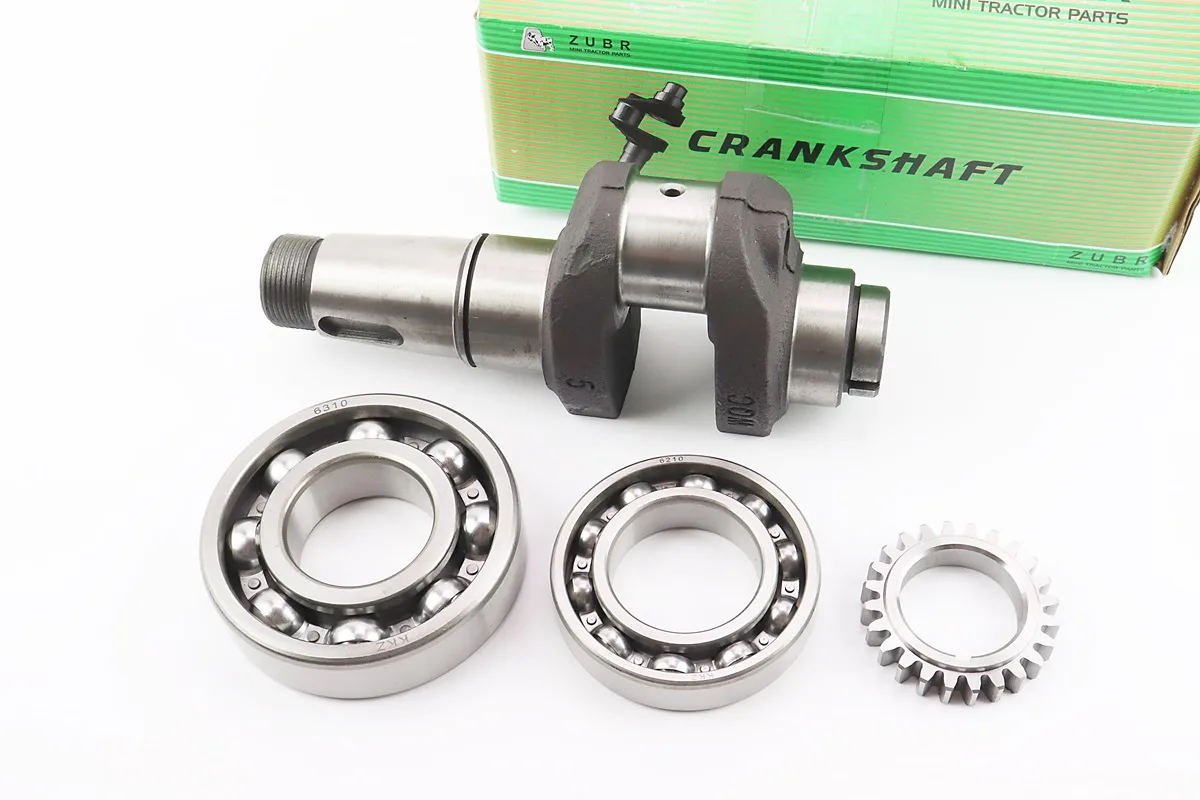 Колінвал R180NM +підшипники+шестерня Тип 1 (S_998923)