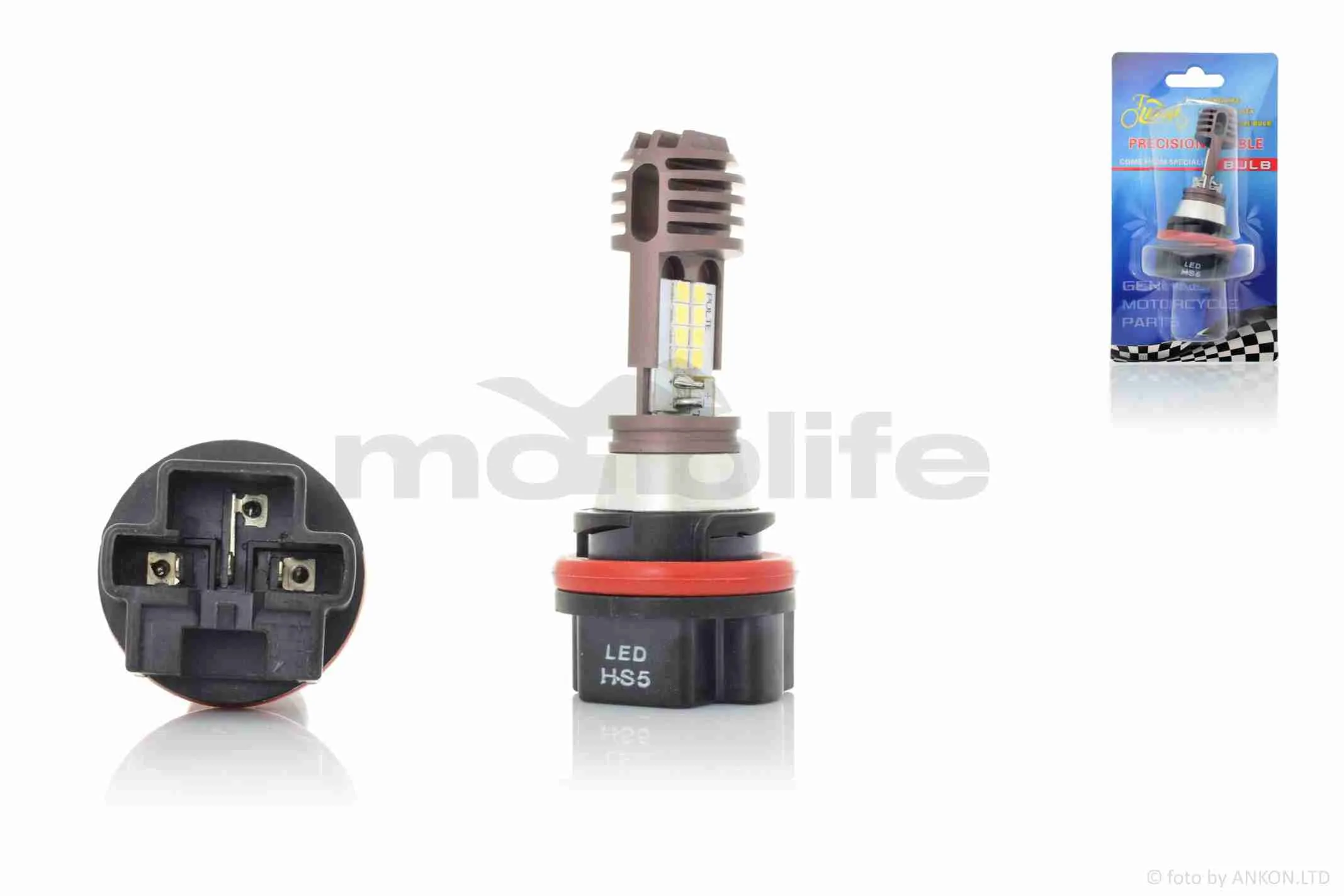 Лампа фари діодна  HS5  12V  35/30W  LETS 4  