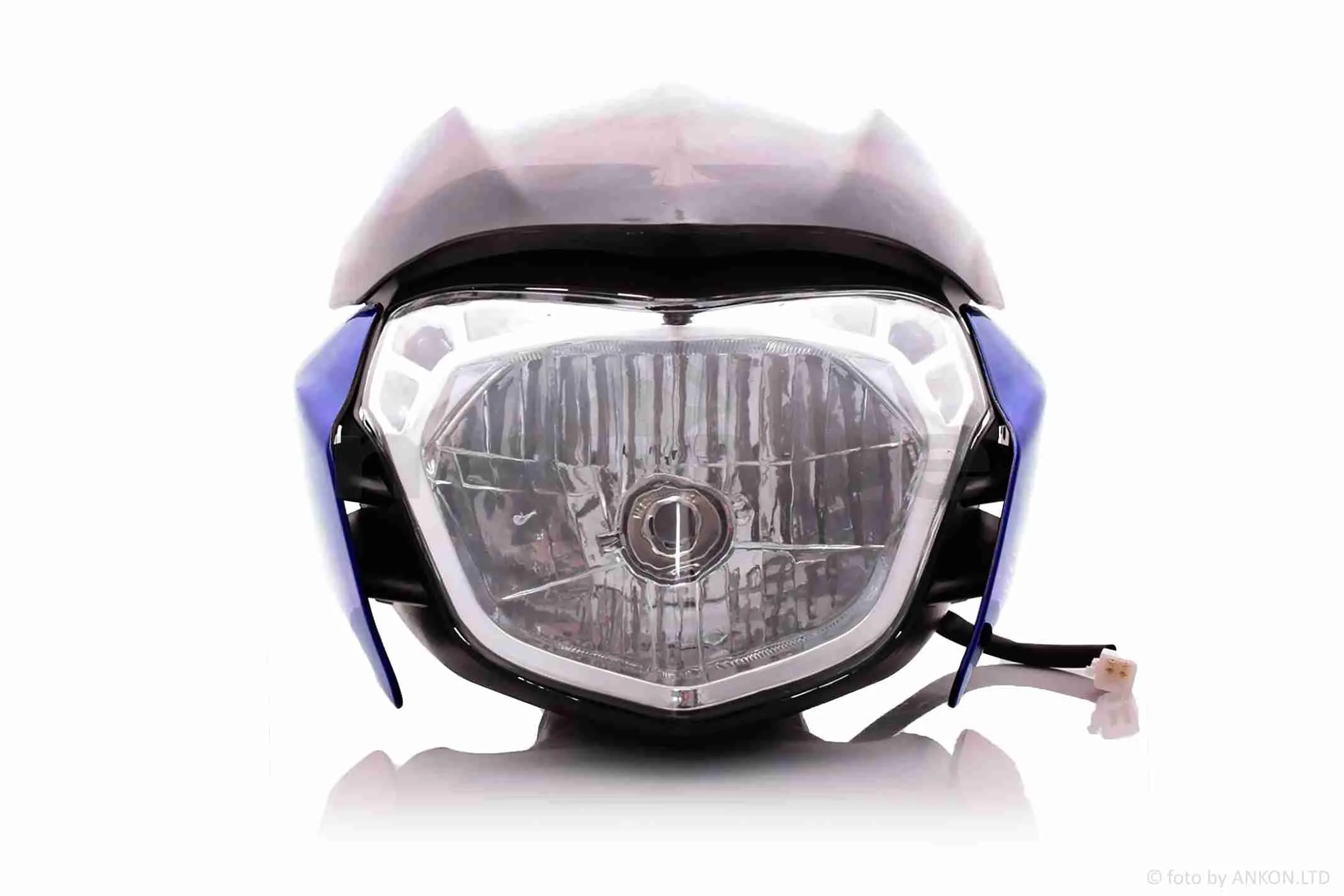 Обтічник з фарою  BAJAJ PULSAR 135  синій (A_AT-016033)
