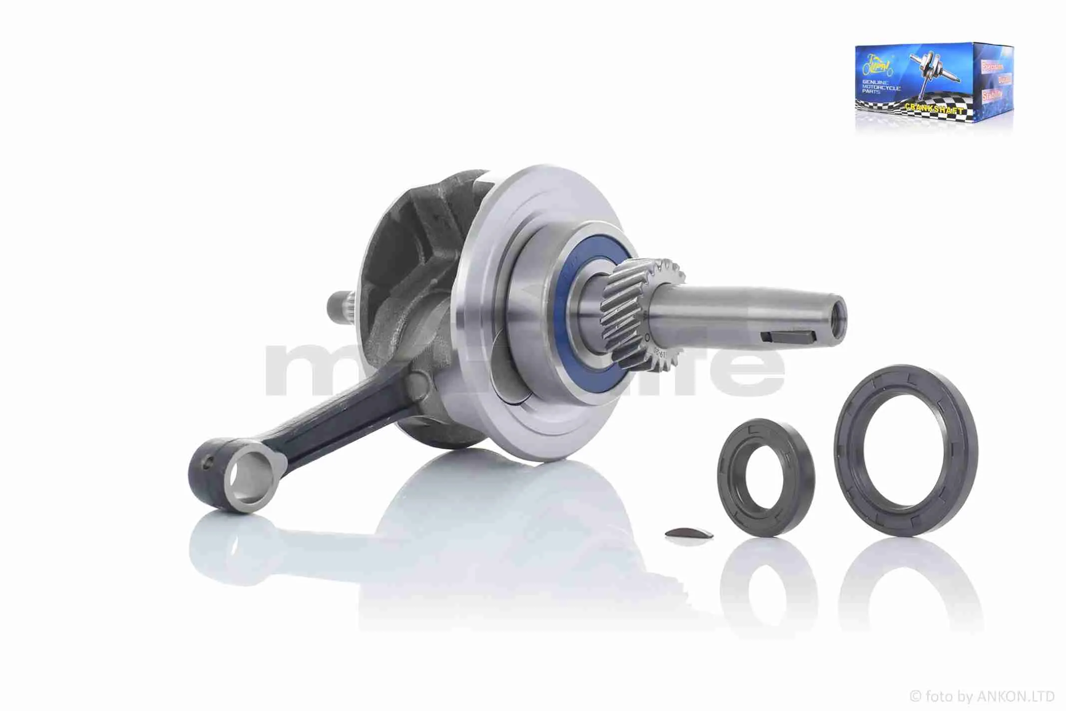 Колінвал  CG125 156/157FMI, CG150 162FMJ/162FMK  p-15, L-230  #PRO  
