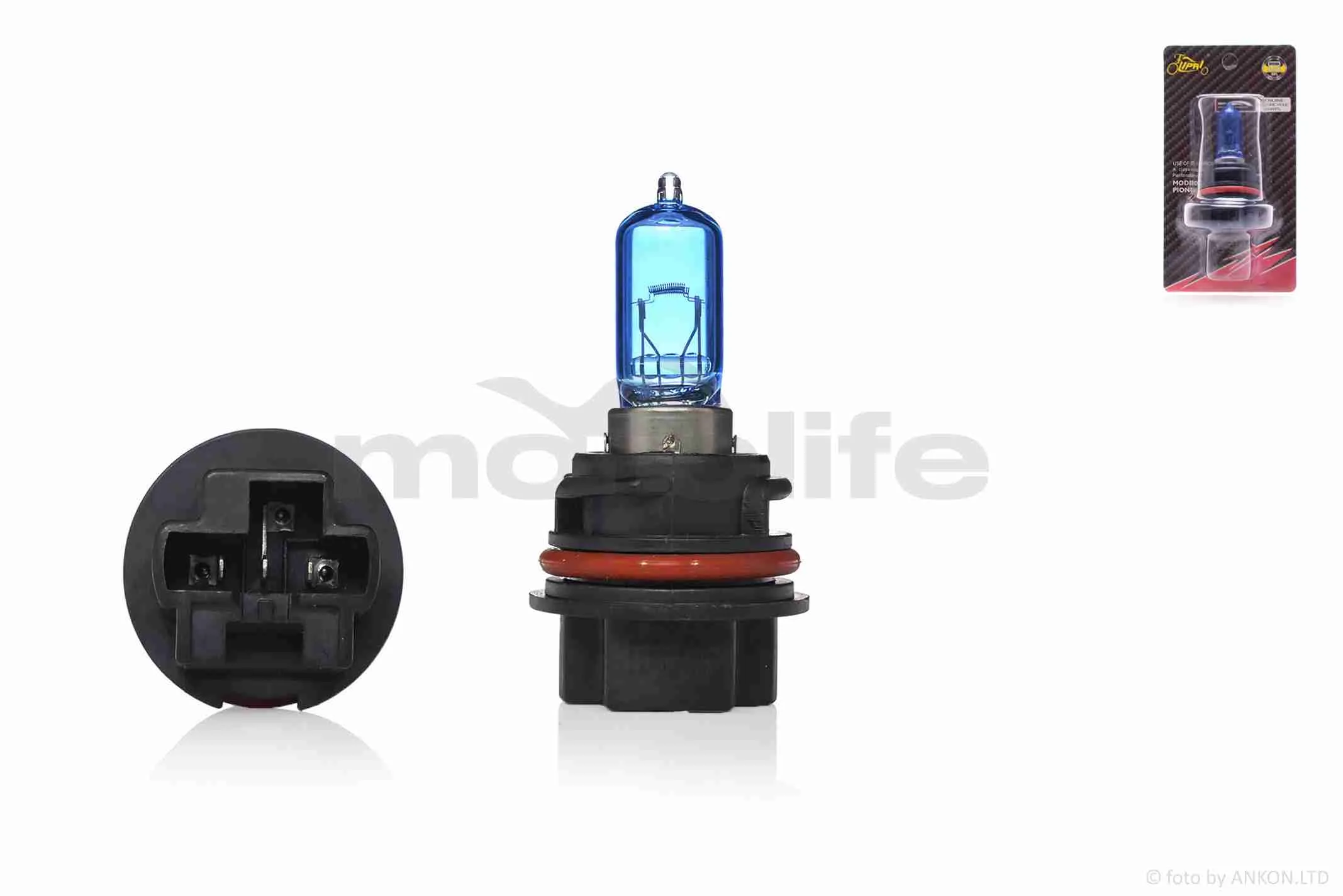 Лампа фари PH11 12V 40/40W DIO АF34/35, LEAD AF48 синя 