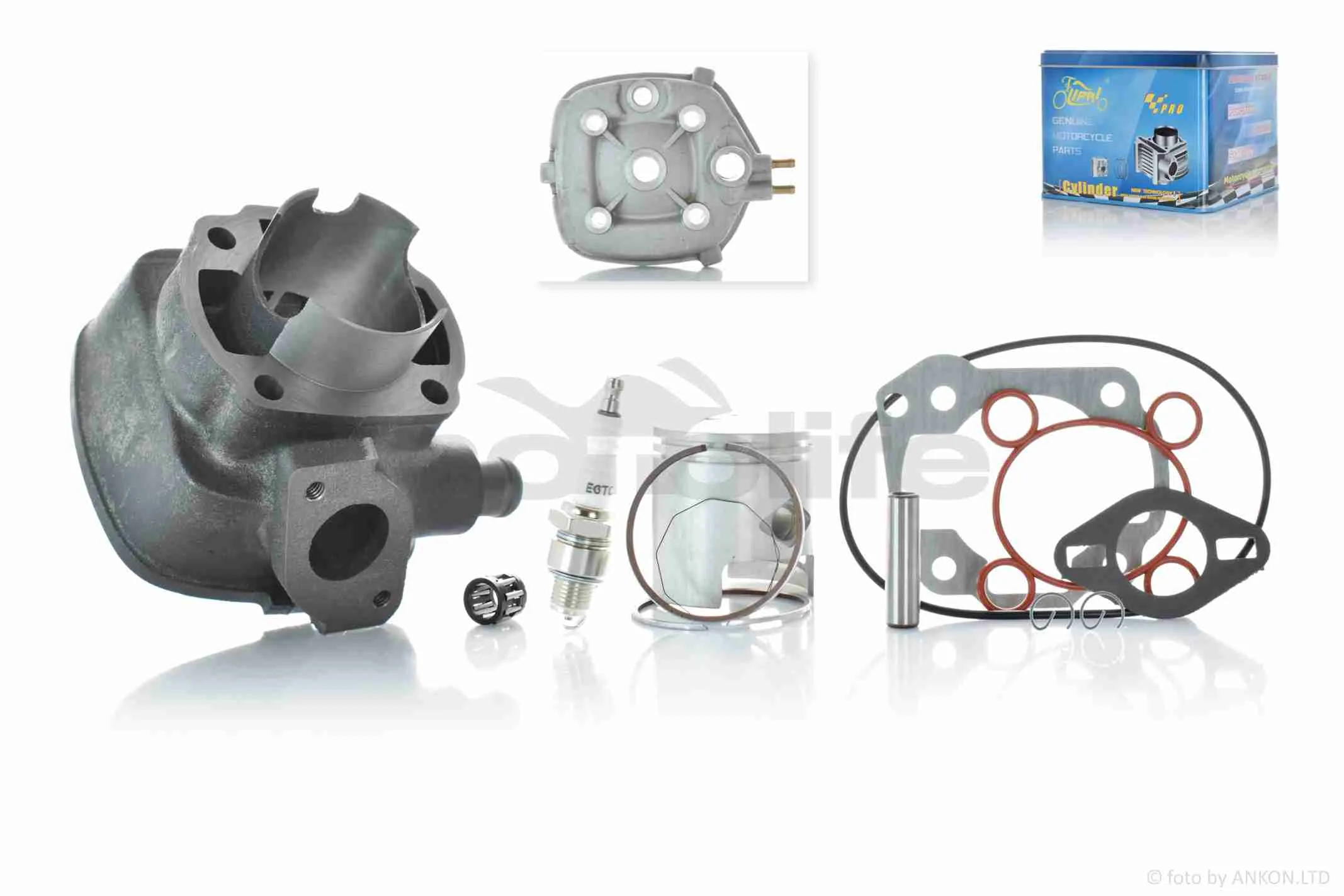 ЦПГ  Minarelli LC, AEROX  тюнінг  D47  водяне охолодження  +головка  #PRO  