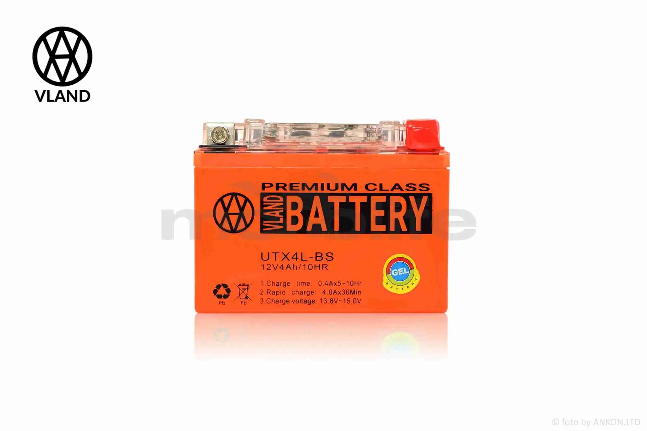 Акумулятор  GEL  12V  4A  113-70-85mm  UTX4L-BS (YTX4L-BS)  