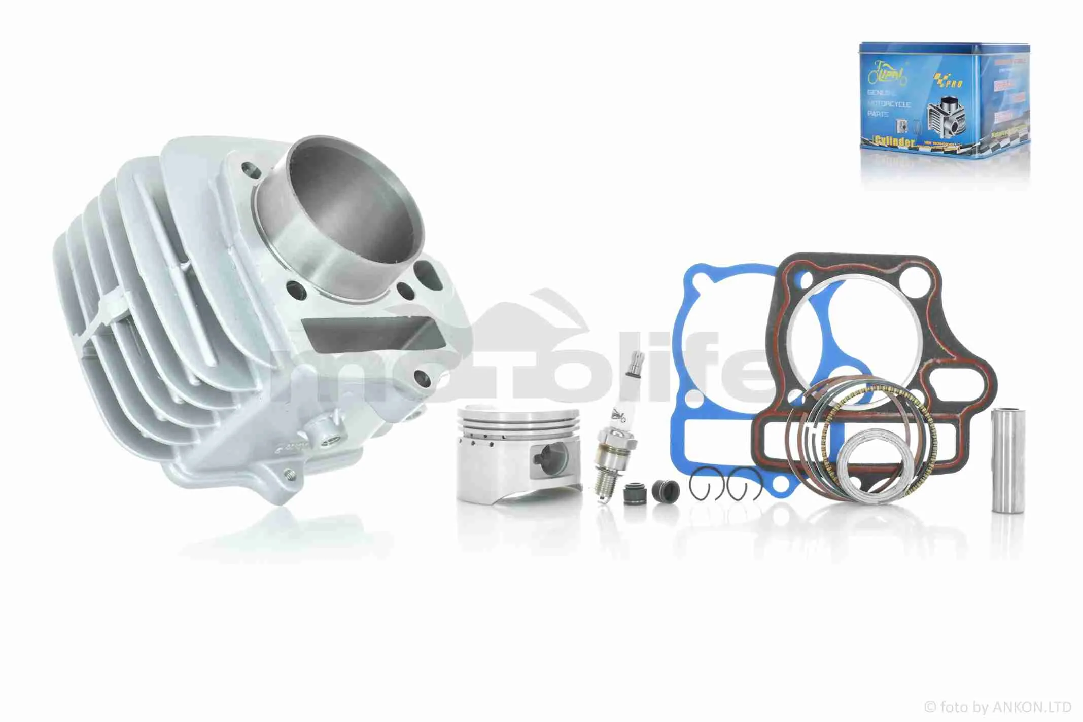 ЦПГ  YX120/LF120 (153FMI)  D52.4, p14, h78.3, алюміній  #PRO  