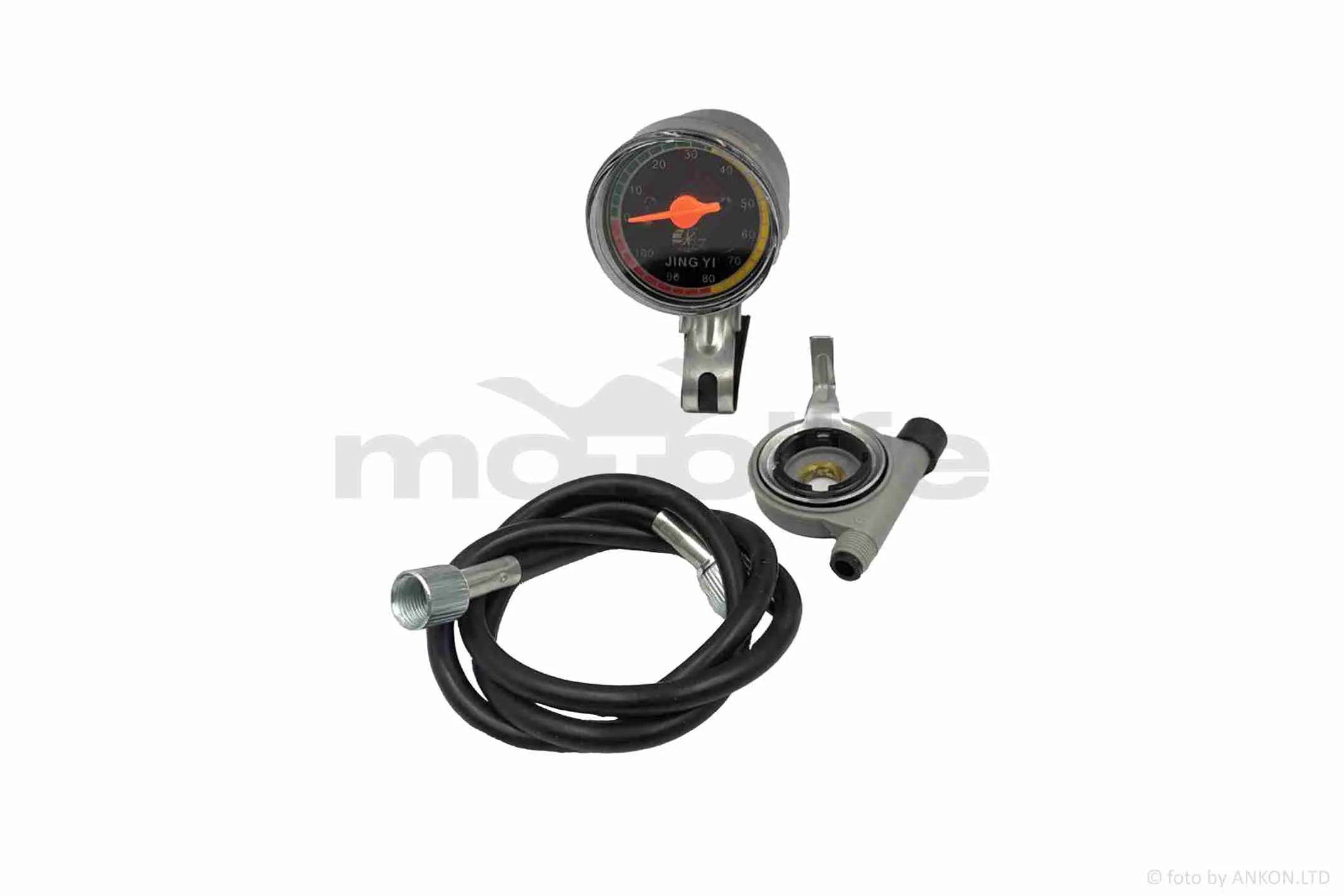 Спідометр вело механічний, круглий, малий (D-52mm) (A_AT-031152)