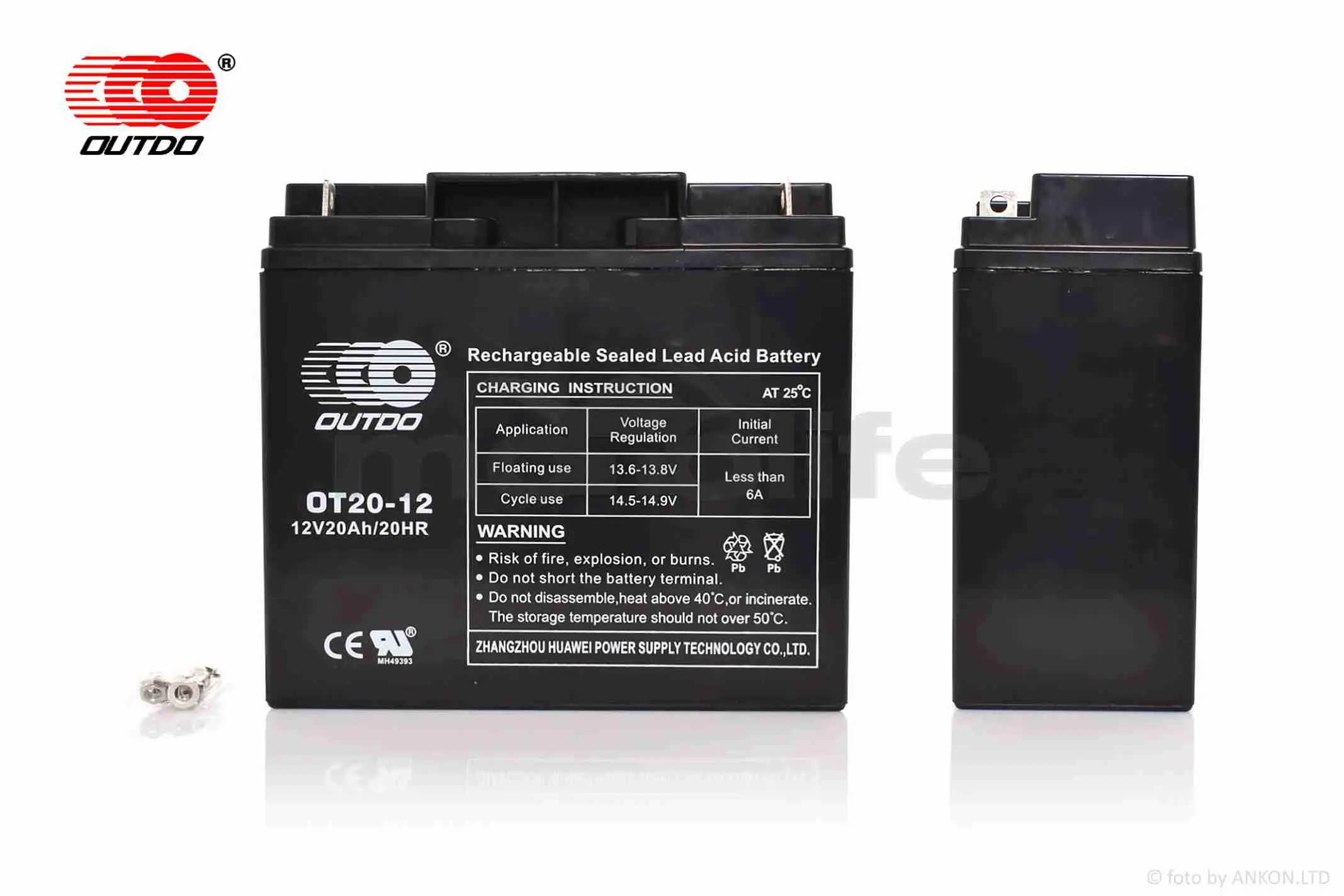 Акумулятор  SLA  12V  20A  181-77-167mm  OT20-12  