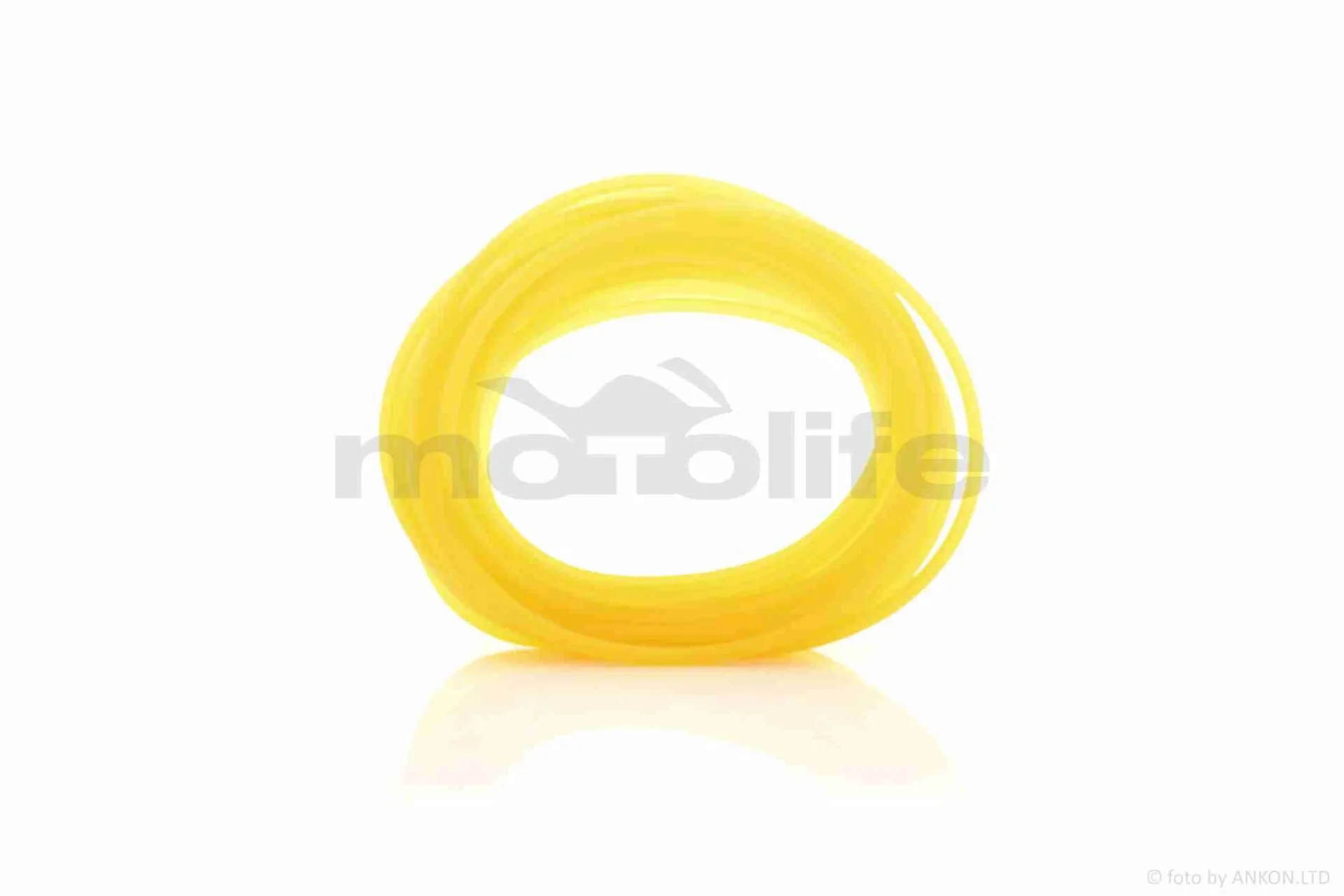 Паливний шланг  2.5mm, 10 метрів, силіконовий  (жовтий) (A_AT-034412)