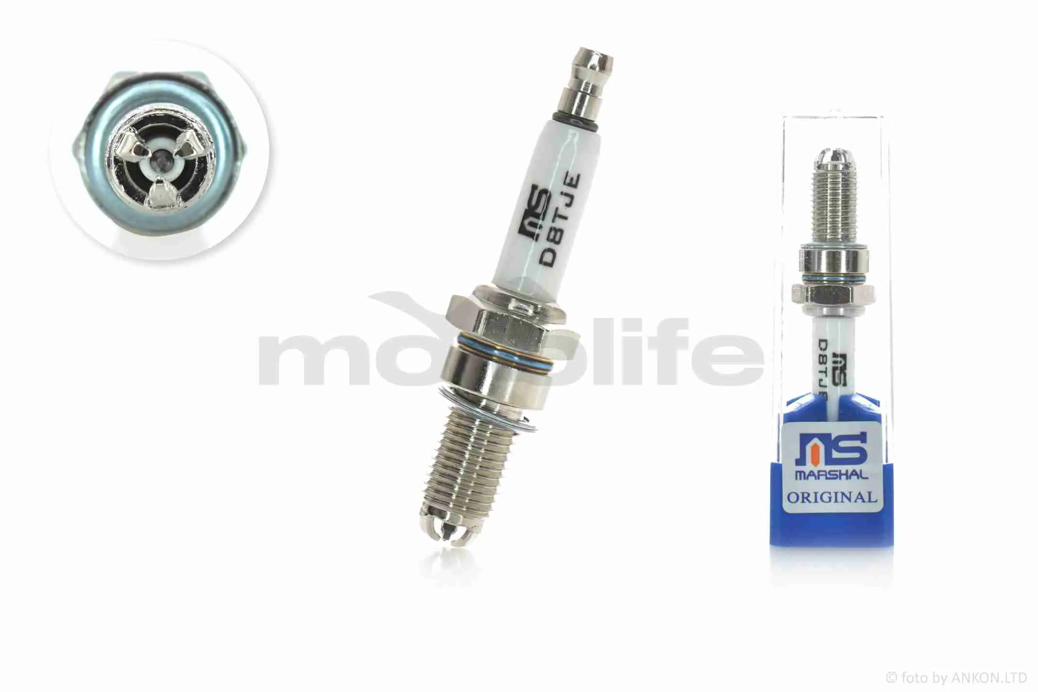 Свічка запалювання  4T  M12x1.25  L19  D8TJE  триконтактна  