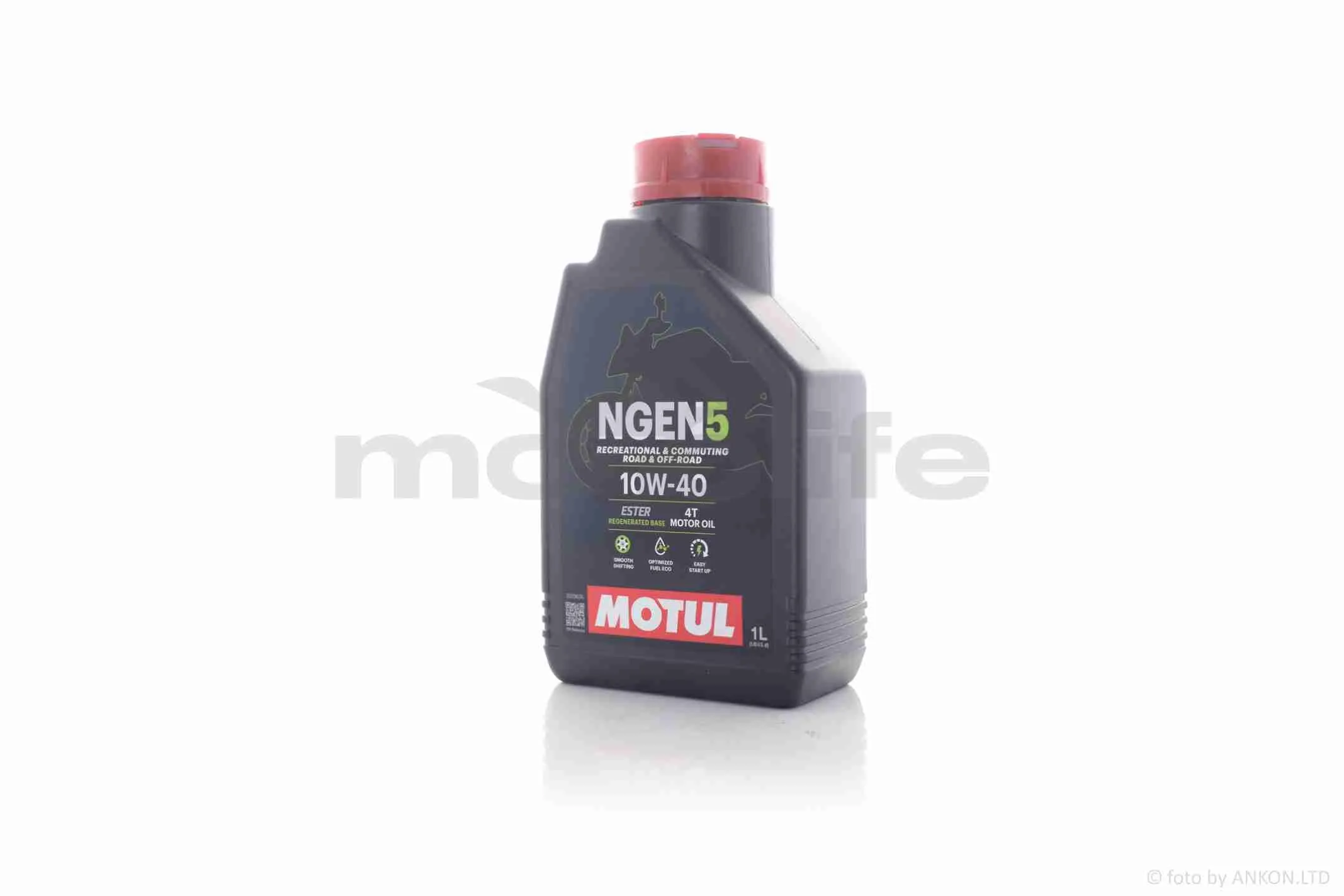 Олія моторна  4T, 1л, 10W40, напівсинтетика  (NGEN5, ROAD / OFF-ROAD)  