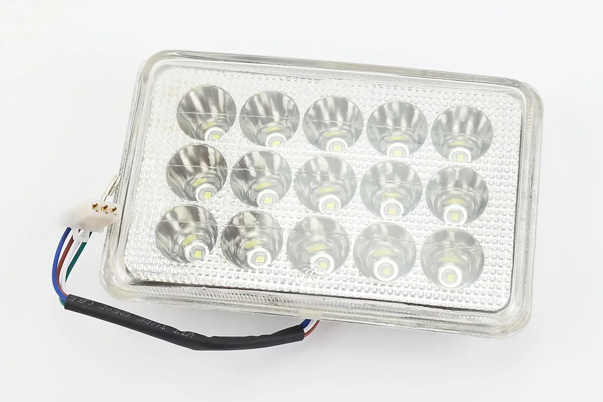 Фари квадратна передня частина 15-LED, 165x105мм, TUNING (S_321492)