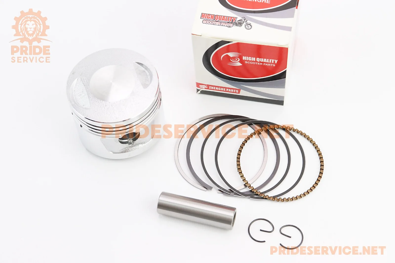 Поршень к-кт CG150cc 62мм STD (висота 49,5мм, палець 15мм) (P_326176)