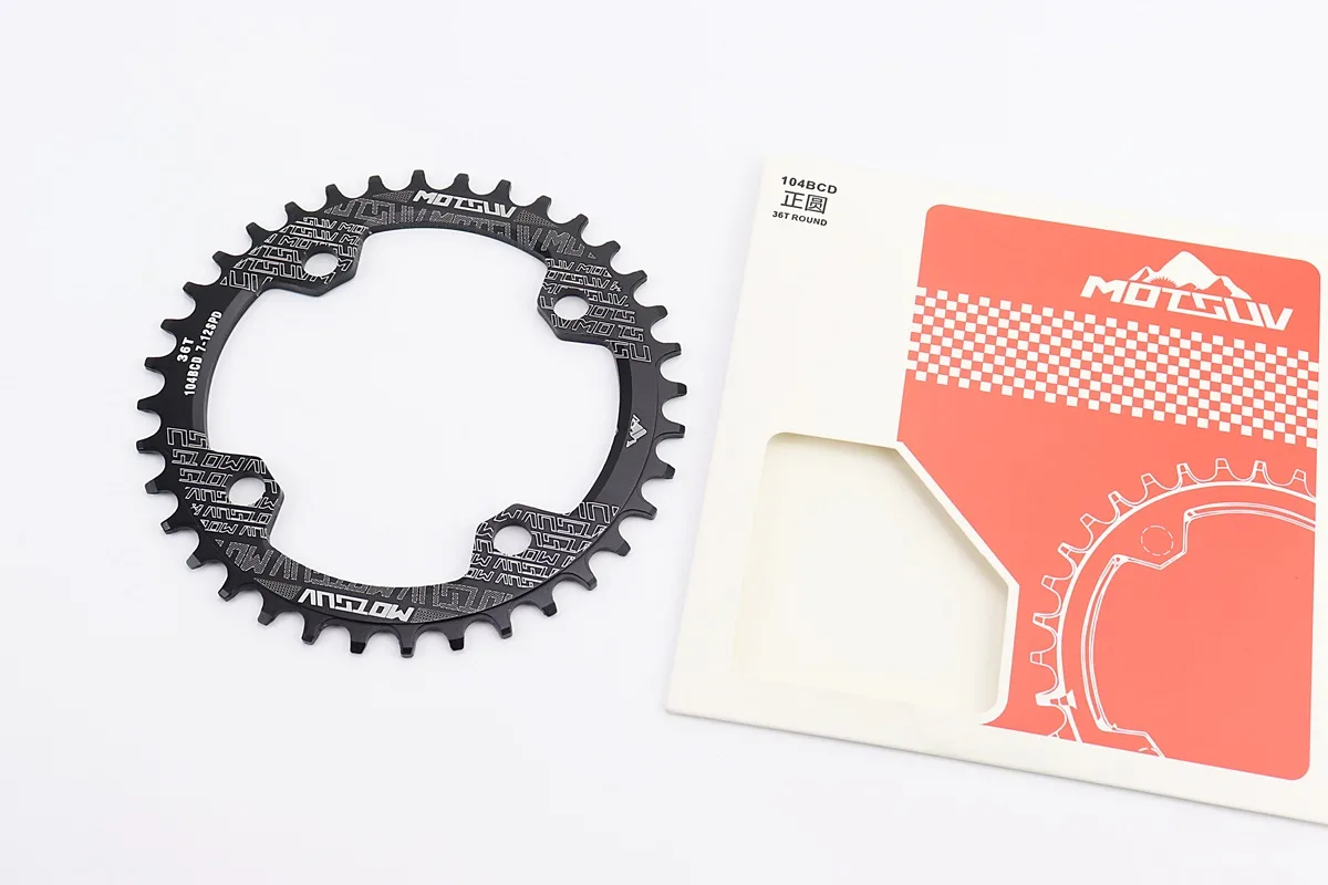 Зірка передня MTB Narrow Wide 36Т (BCD:104мм), алюмінієва, чорна (S_411269)