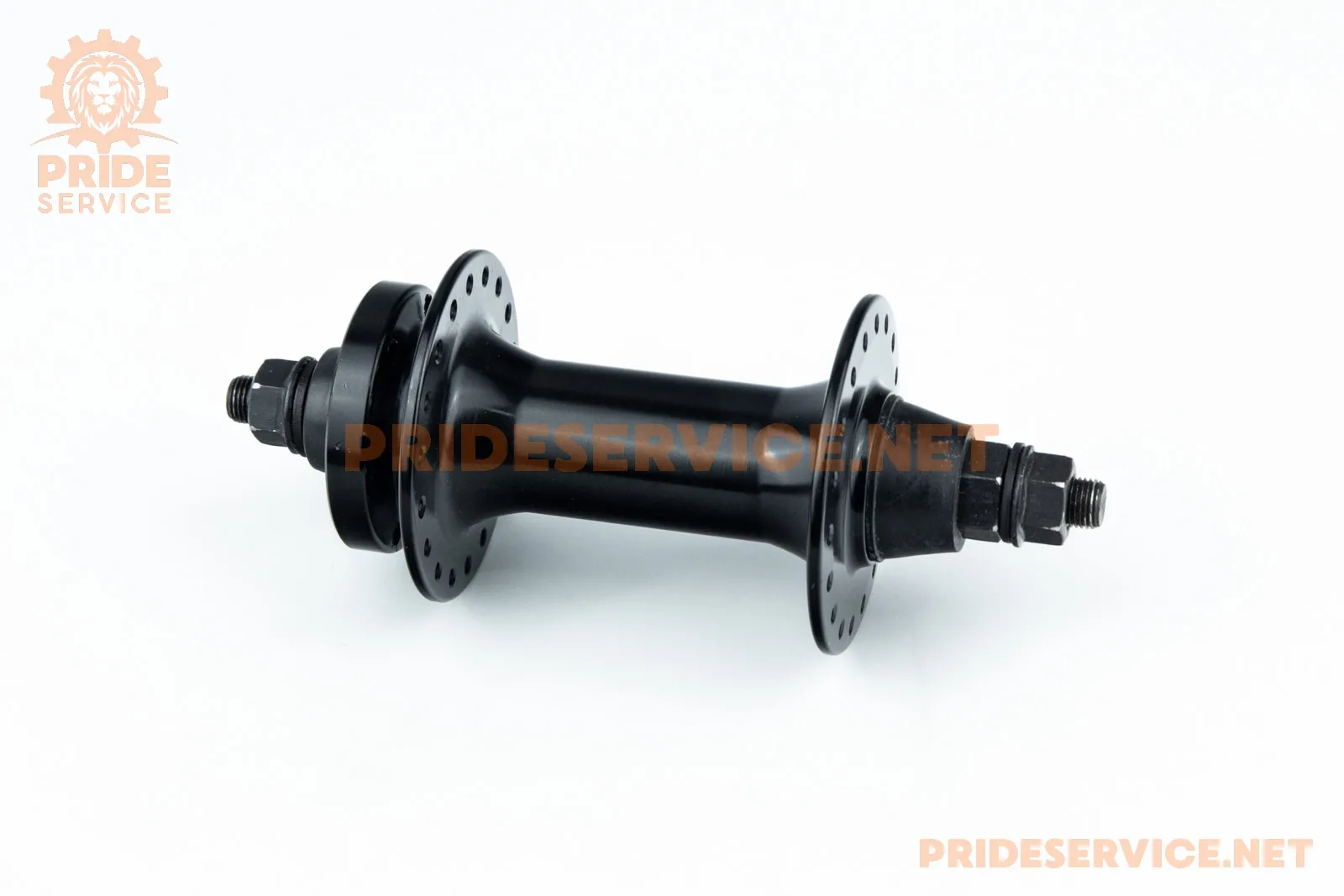 Втулка передня FAT BIKE алюмінієва 14Gx36H, Disk-brake, 2 пром-підшипники 6200 2RS, кріпл. гайка, чорна WZ-A212F (P_412315)
