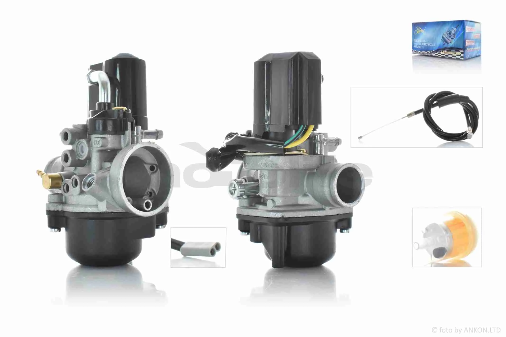 Карбюратор  Dellorto PHVA 17.5mm  +трос, фільтр  