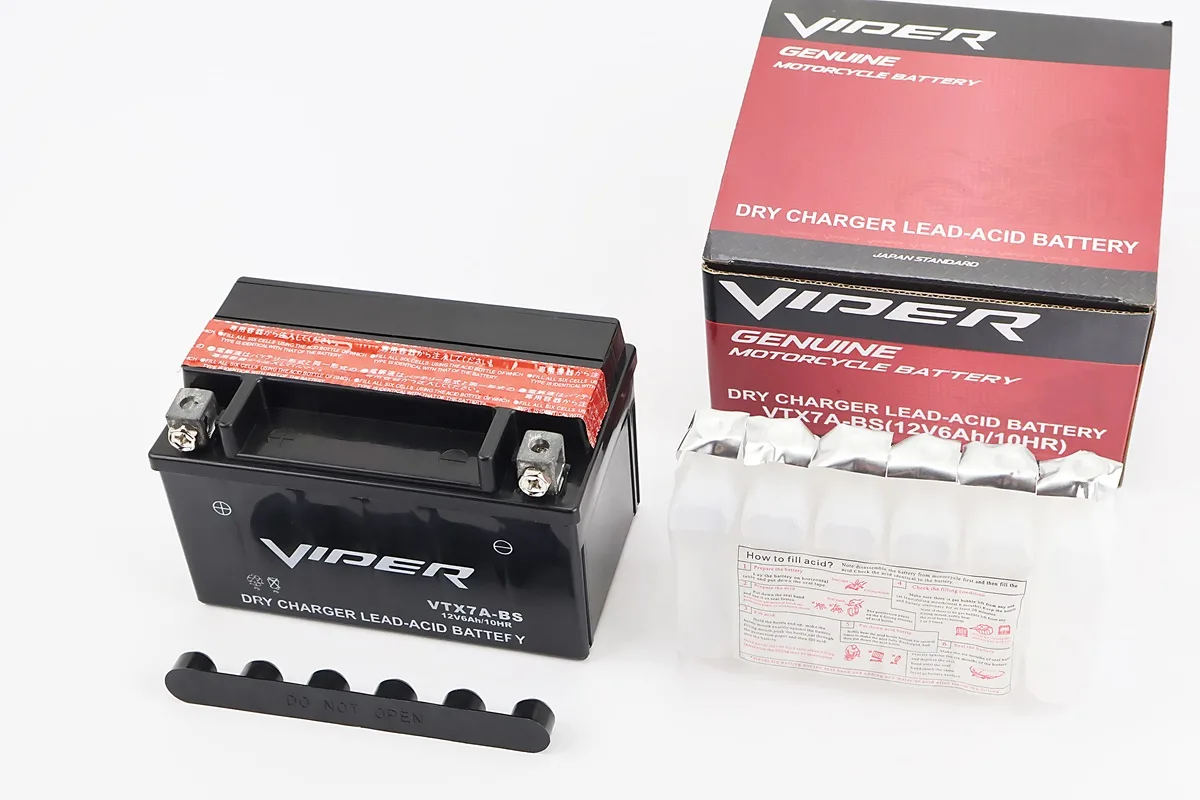 Акумулятор 12V6Ah VTX7A-BS кислотний (L150*W85*H95mm) (S_211811)