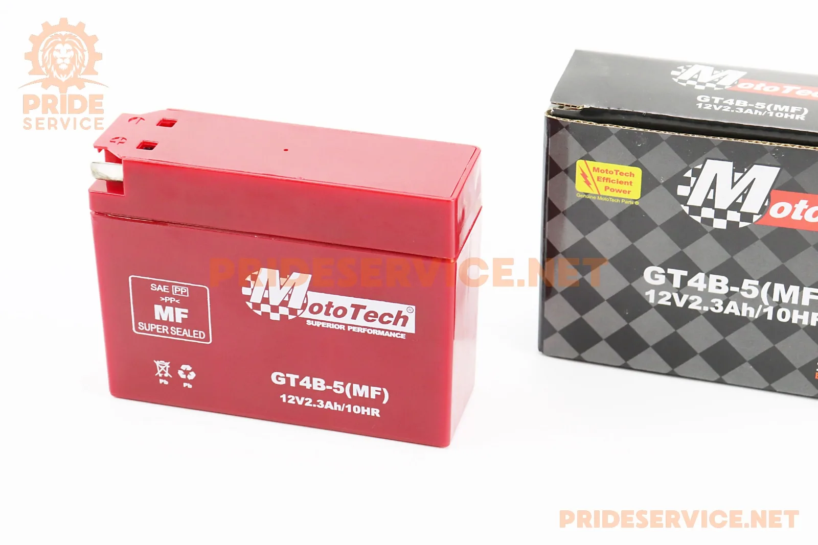 Акумулятор 12V2,3Ah GT4B-5(MF) кислотний (L115*W39*H87мм) 