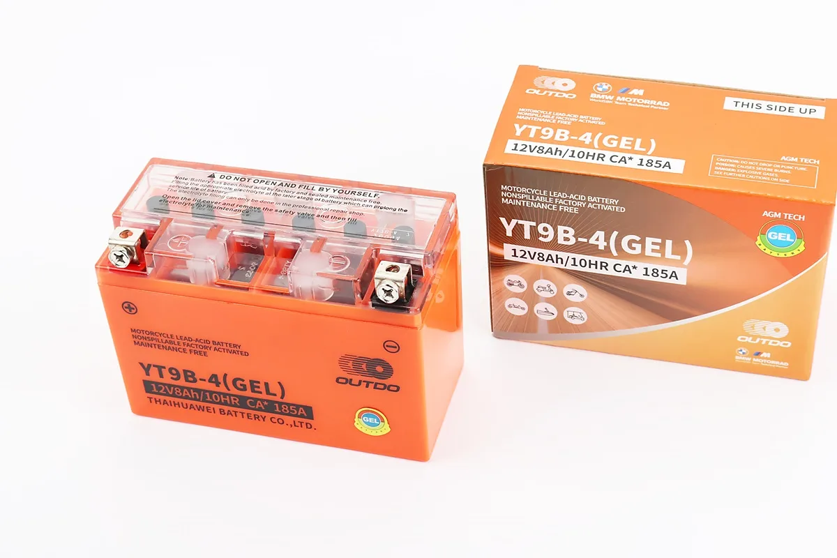 Акумулятор 12V8Ah YT9B-4 GEL (L155*W75*H105mm) (S_301457)