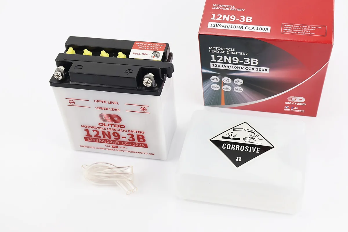 Акумулятор 12V9Ah 12N9-3B кислотний (L135*W75*H137mm) (S_348024)