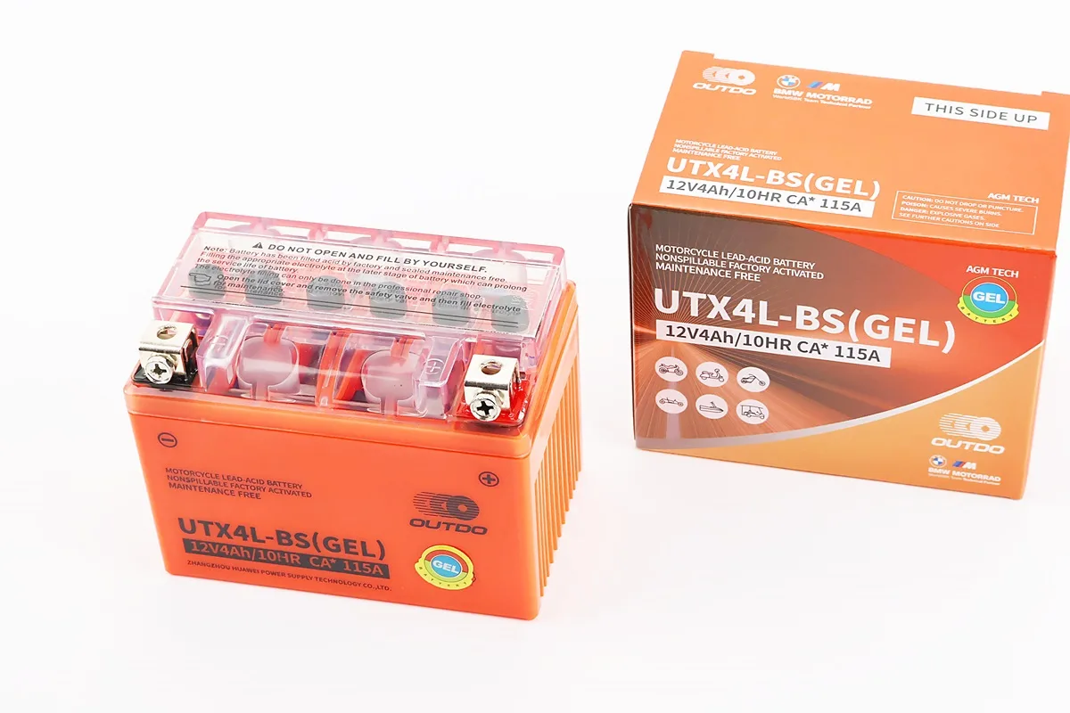 Акумулятор 12V4Ah UTX4L-BS GEL (L113 * W70 * H85mm) (S_348145)
