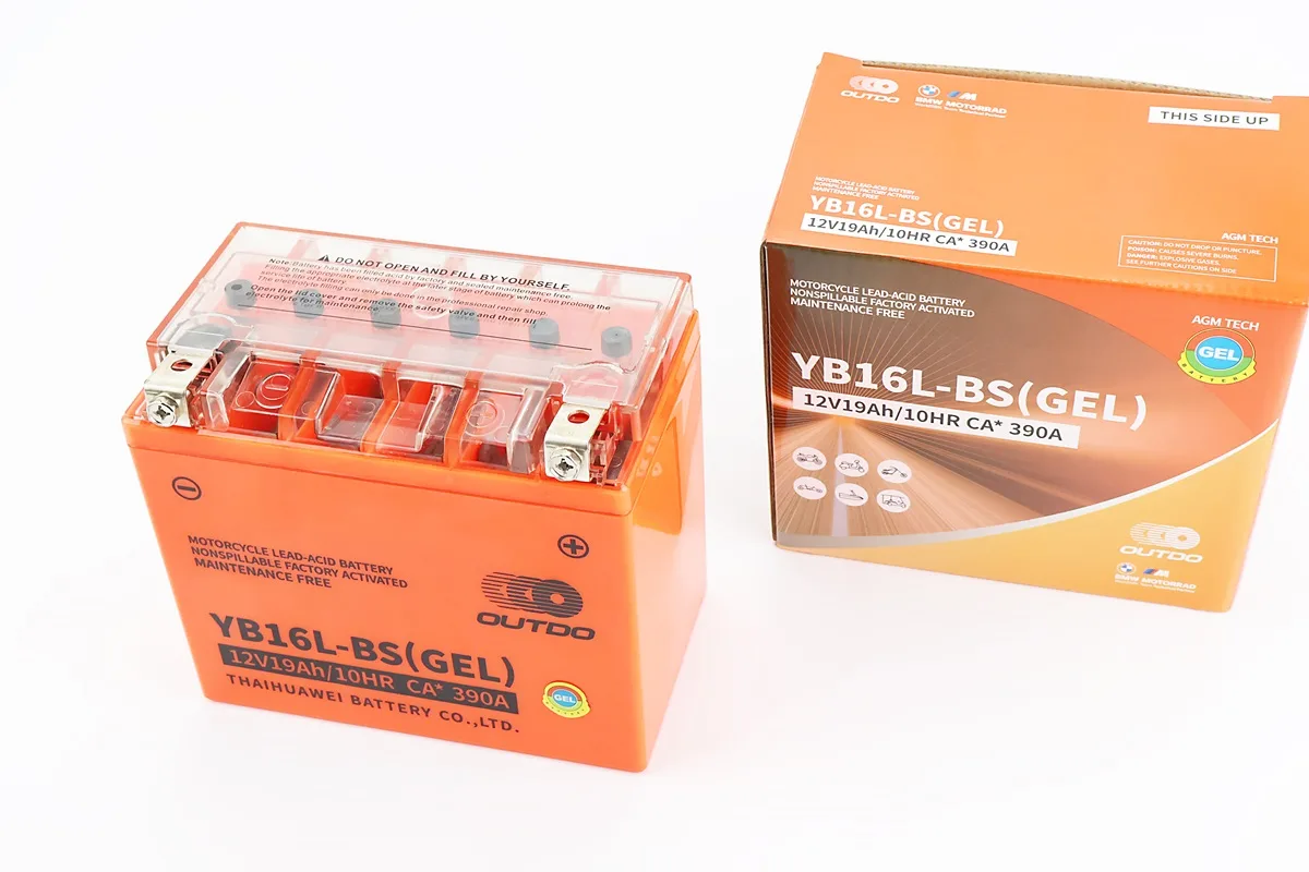 Акумулятор 12V19Ah YB16L-BS GEL (L175*W100*H155mm) (S_348164)