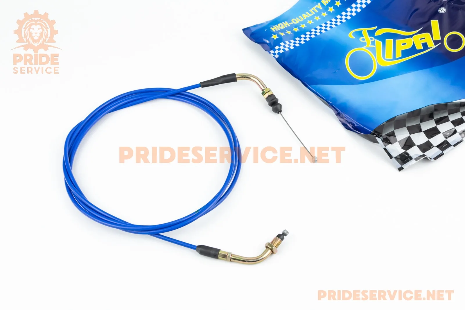 Трос газу Honda SH125/150 (трос 254см; кожух 224см), синій (P_363436)