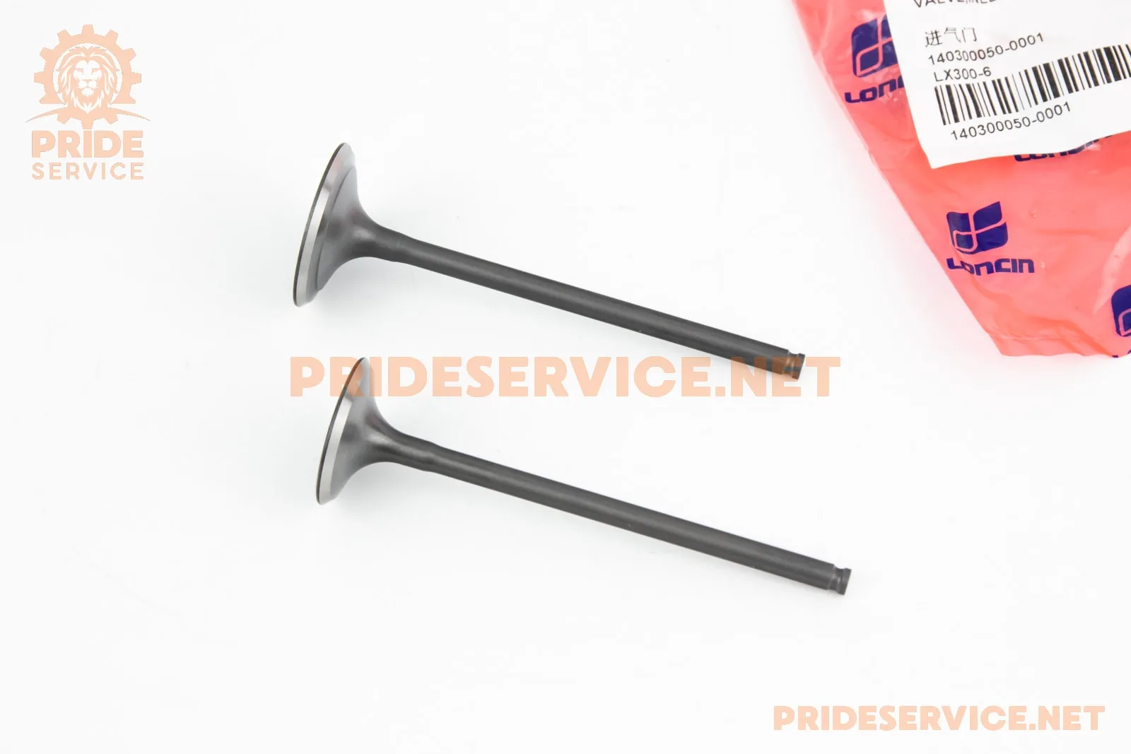 Loncin LX300-6 Клапана випускний (H-85,7; D-25), впускний (H-85; D-29) к-кт 2шт 300cc (P_507102)
