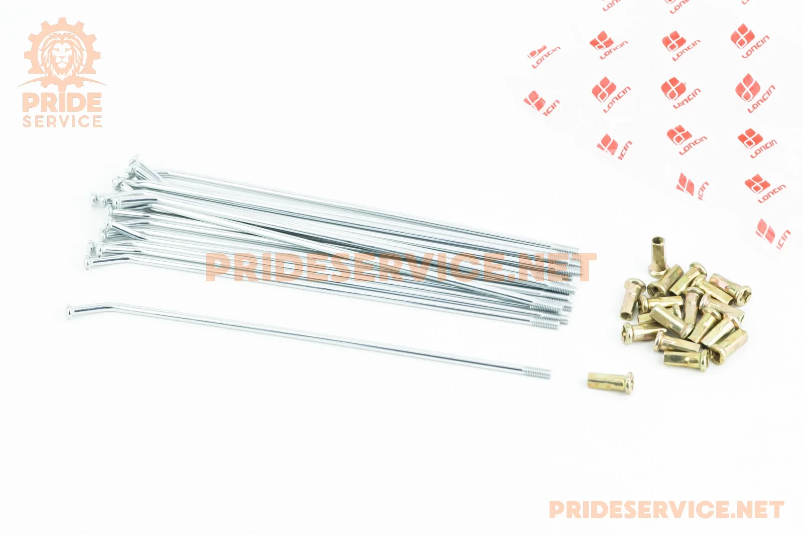 Loncin LX250GY-3 Спиці заднього колеса L-205мм, D-3,7мм, к-кт 18шт (P_507720)