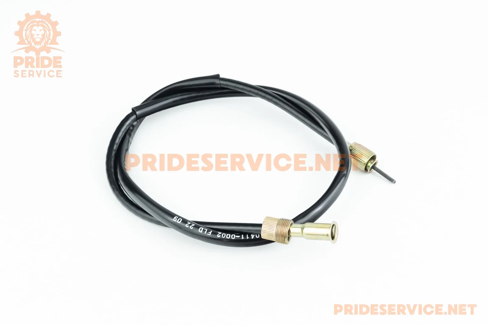 Kinlon JL150-70C Трос спідометра (диск. гальм.-зовнішнє різьба на гайці) (трос 87см; кожух 85см) (P_507727)